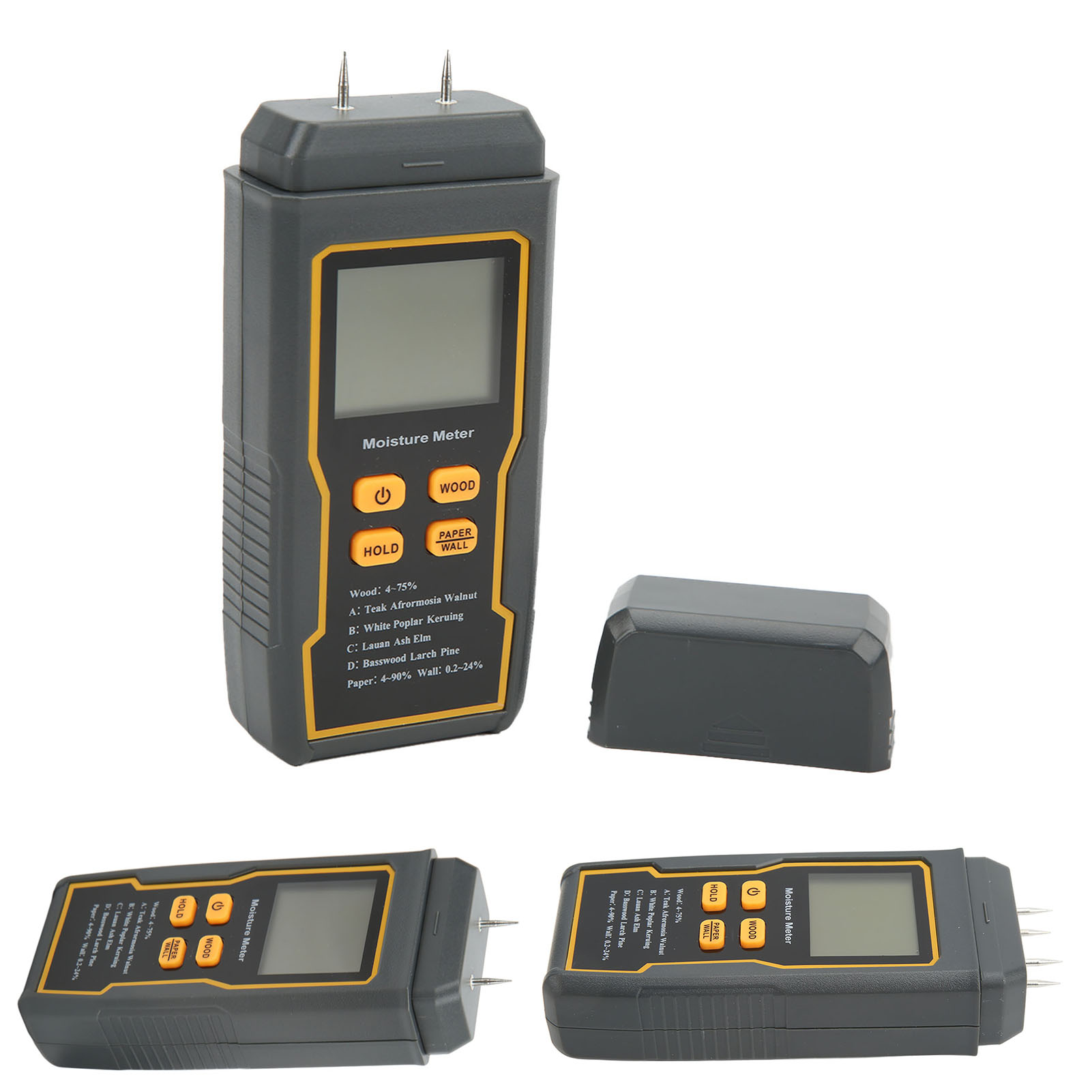 Pin Type Digital Moisture Meter 4 Measurement Modes Backlight LCD Display Au UK