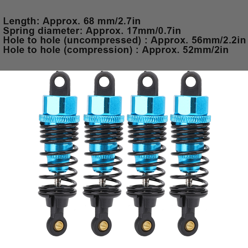 4Pcs Aluminium 102004 For HSP 1:10 RC Flat Car RC Parts