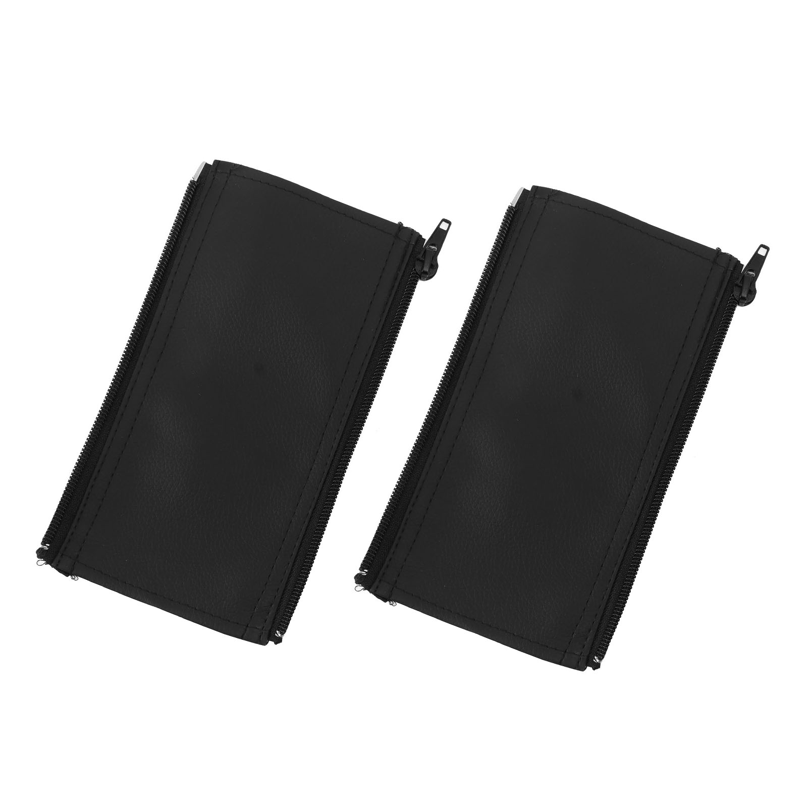 2pcs Stroller Handle Sleeve Zipper Cleanable Soft Comfortable Elastic Stroller