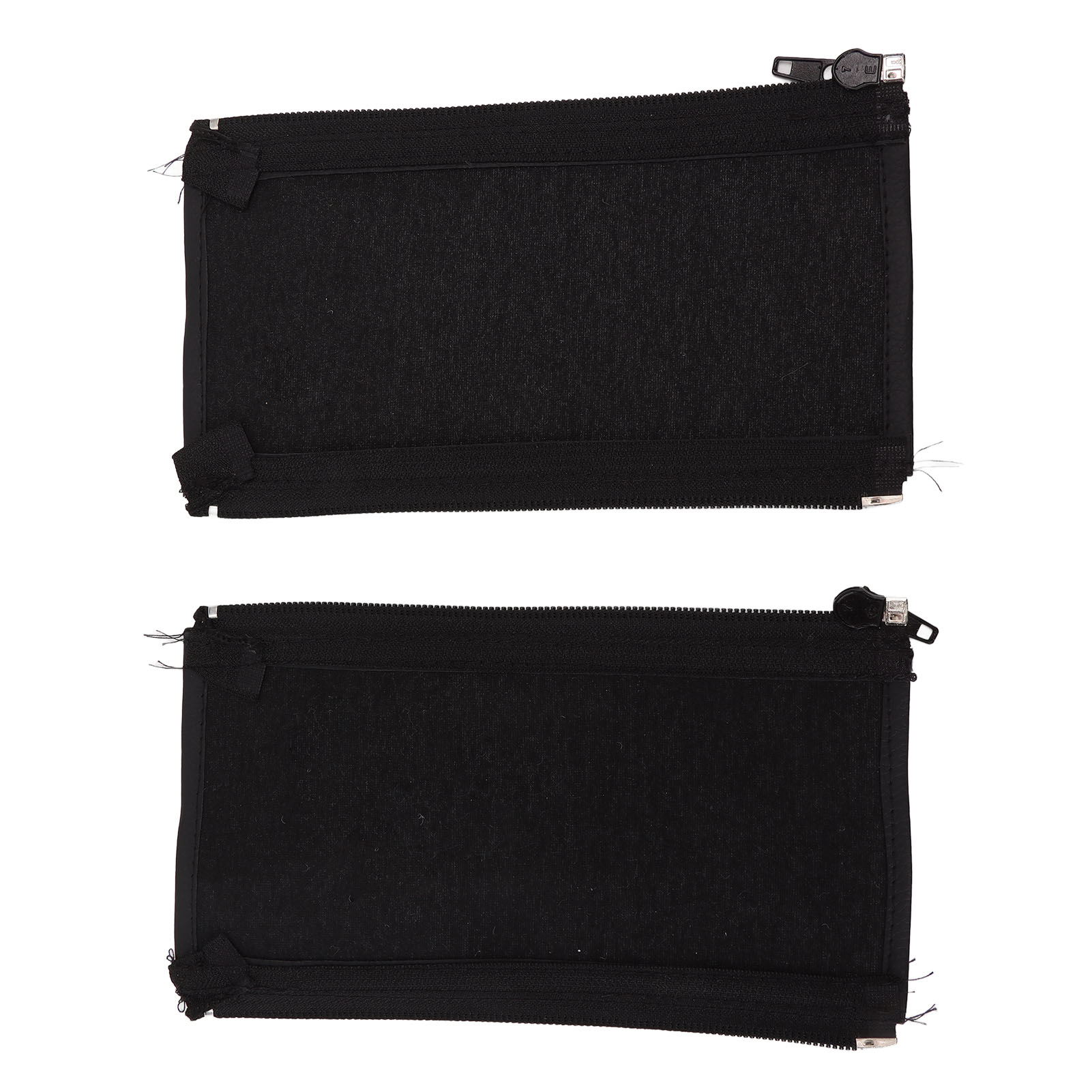 2pcs Stroller Handle Sleeve Zipper Cleanable Soft Comfortable Elastic Stroller