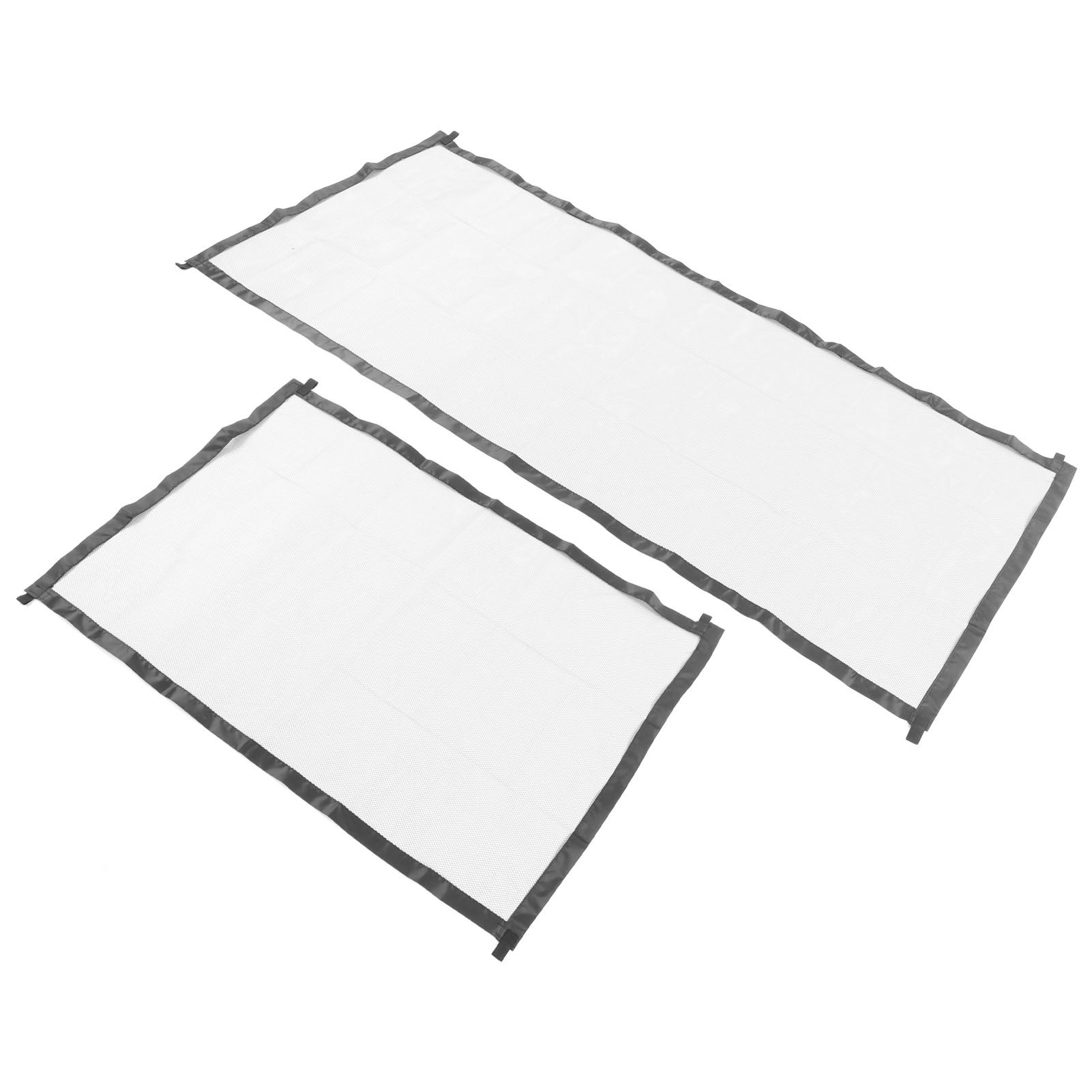 Expandable Dog Mesh Gate Folding Safe Enclosure Baby Gate With 5 Hooks DMQ - Photo 16/18