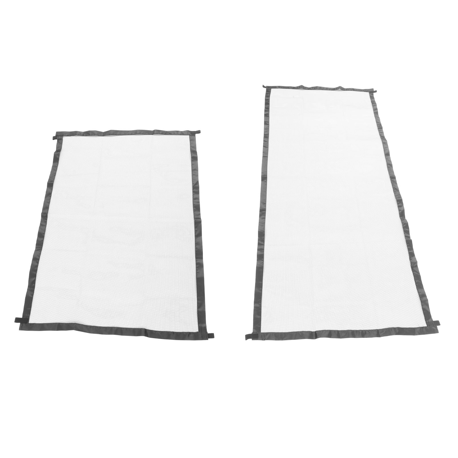 Expandable Dog Mesh Gate Folding Safe Enclosure Baby Gate With 5 Hooks DMQ - Photo 17/18