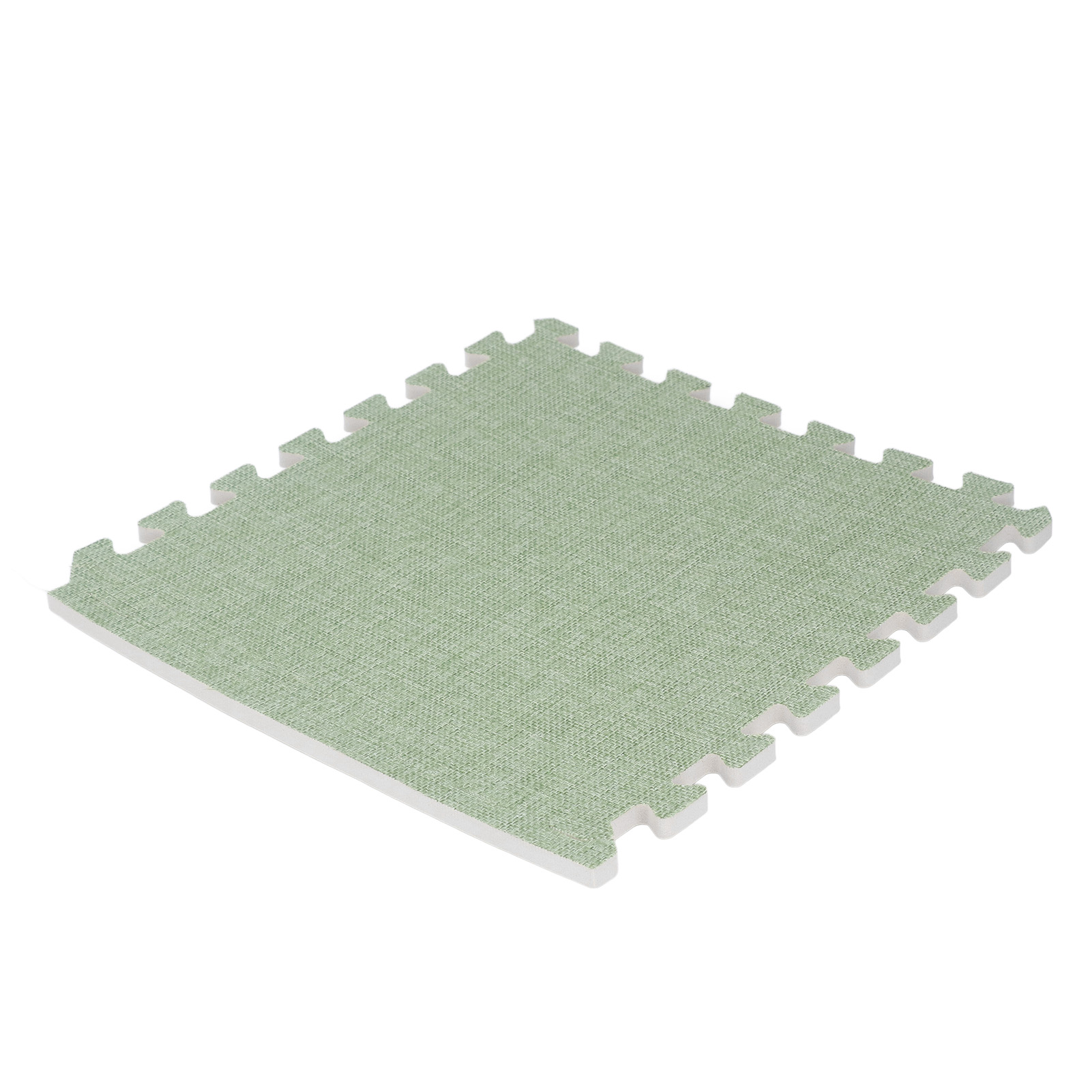 10pcs Cotton Linen Interlocking Carpet Tiles Floor Protection Floor Mat ⊹