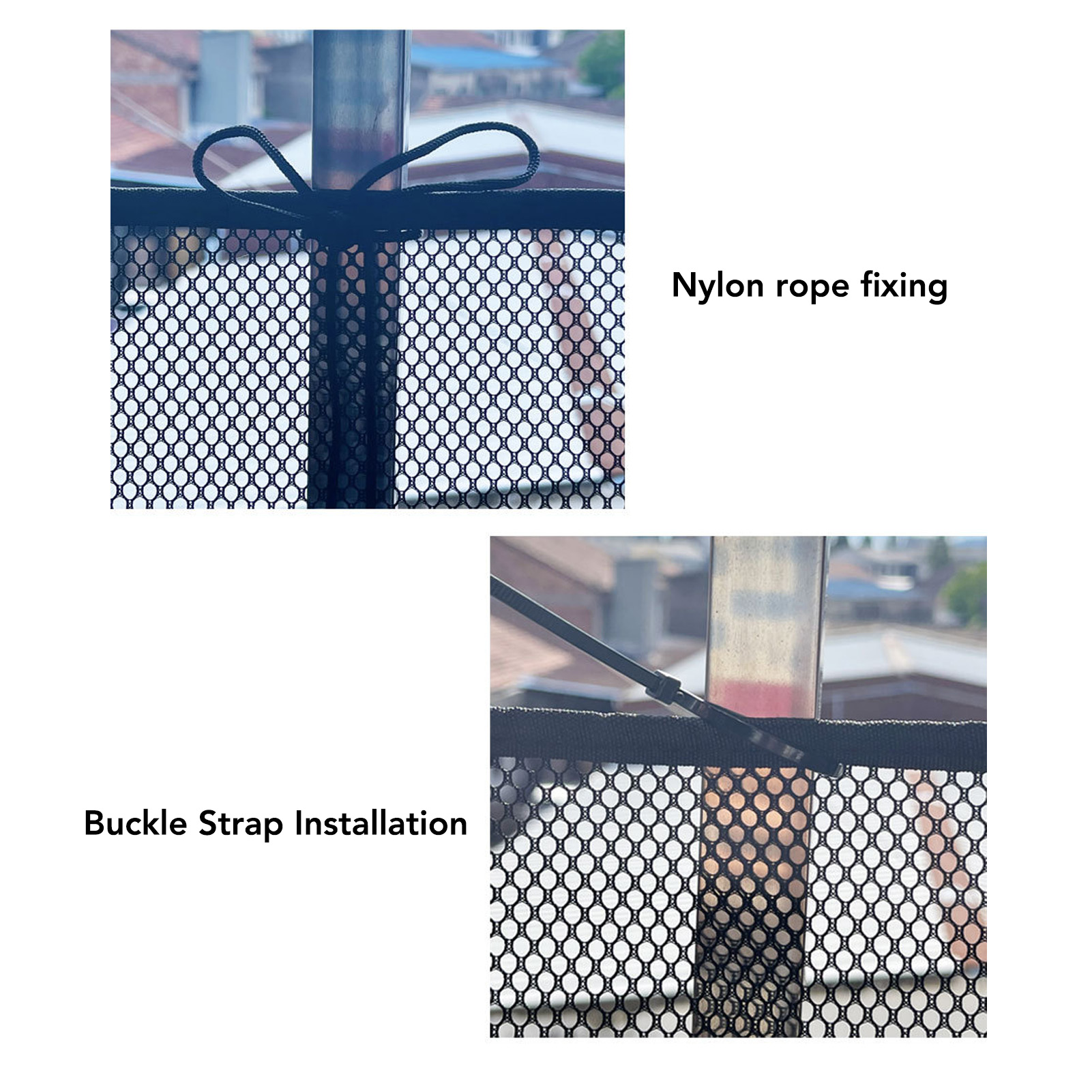 Mesh Netting Safety Net Deck Railing Protective Net For Safety Fence Guard ▷