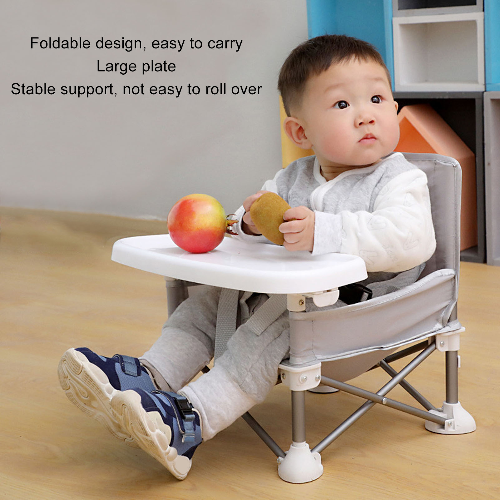 Baby Camping Chair Portable Travel Baby for Outdoor Dining Feeding Camping - Picture 14 of 21