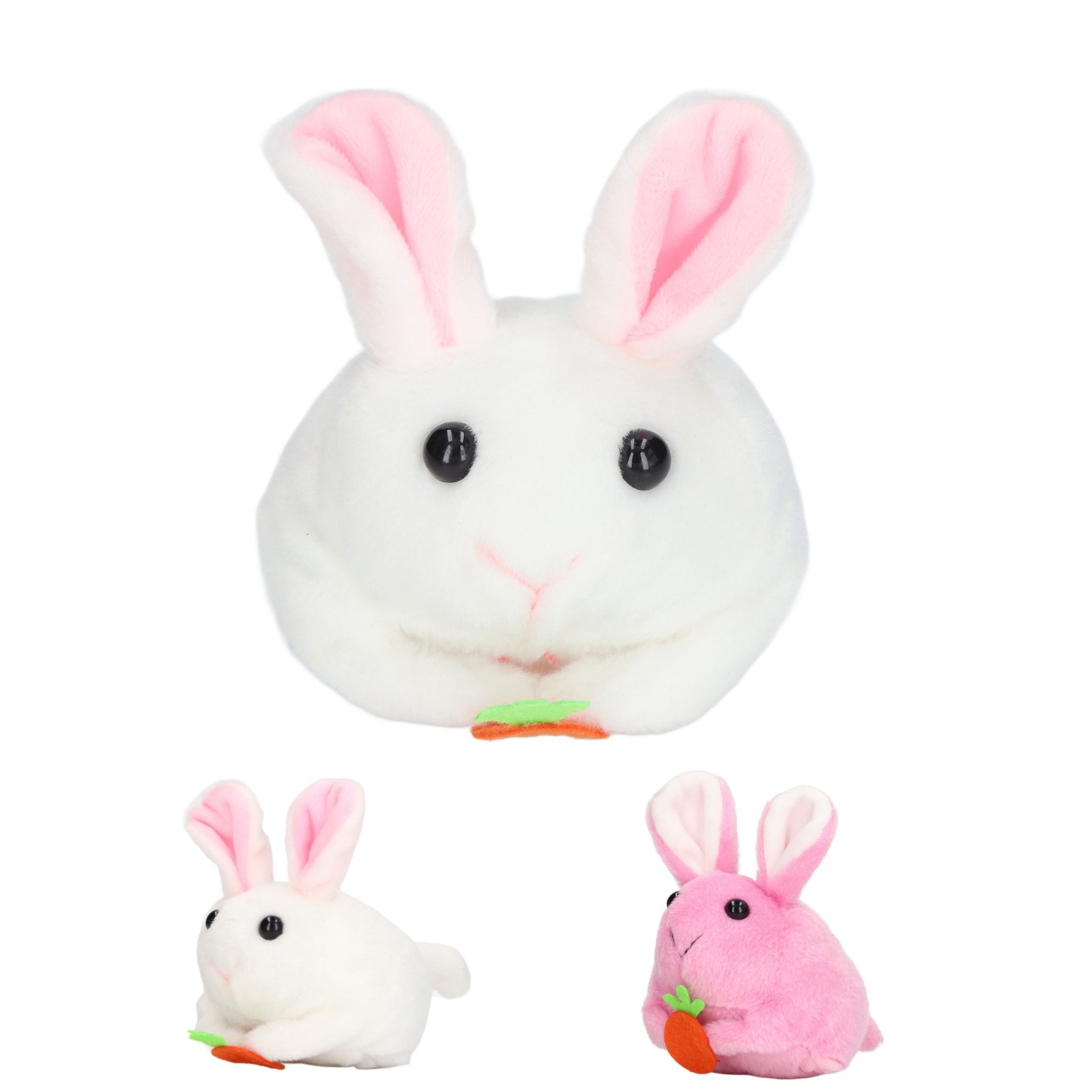 Plush Bunny Clockwork Toy Tail Shaking Rotating Cute Exquisite Fine Workmans GDM - Picture 17 of 18