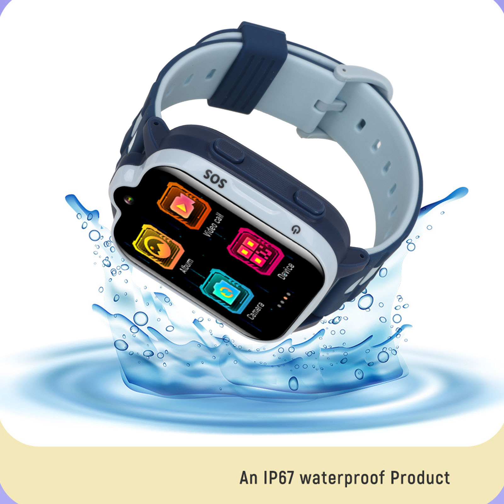 4G Kids Smart Watch GPS Position Video Call IP67 Waterproof Touch Screen Smartwa - Picture 25 of 30