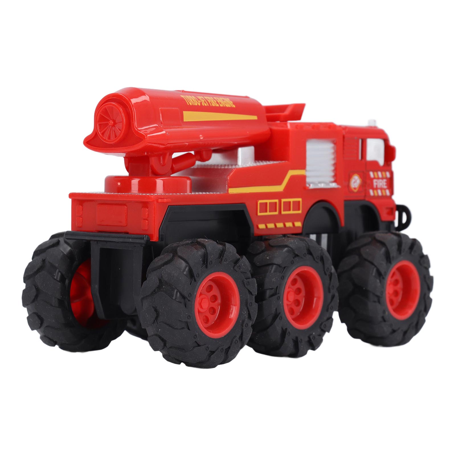 1:16 Scale Diecast Fire Truck Alloy Big 6 Wheel Drive Fire Engine Model - Picture 18 of 18