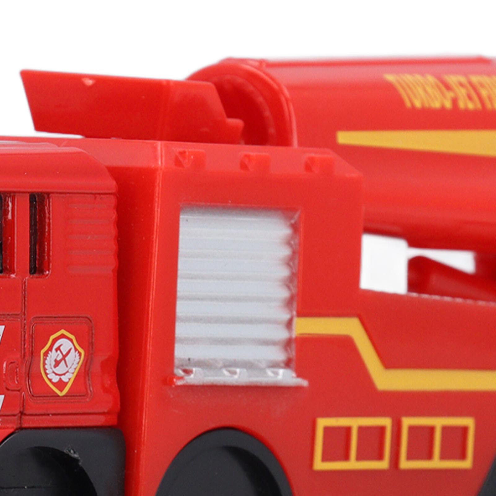 1:16 Scale Diecast Fire Truck Alloy Big 6 Wheel Drive Fire Engine Model - Picture 16 of 18