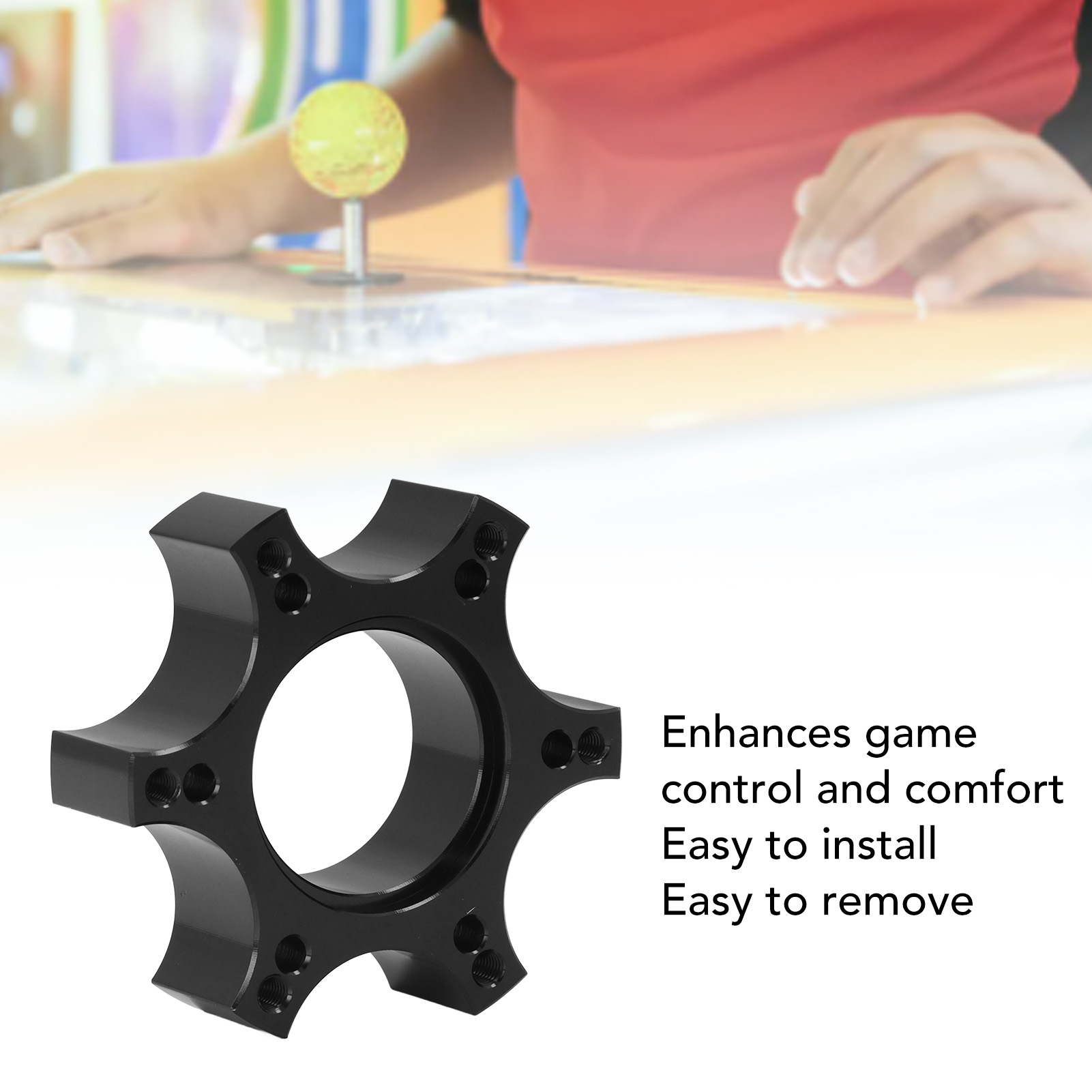 Aluminum Alloy Gaming Wheels Adapter Base Mount Block for Thrustmaster T300RS - Picture 13 of 18