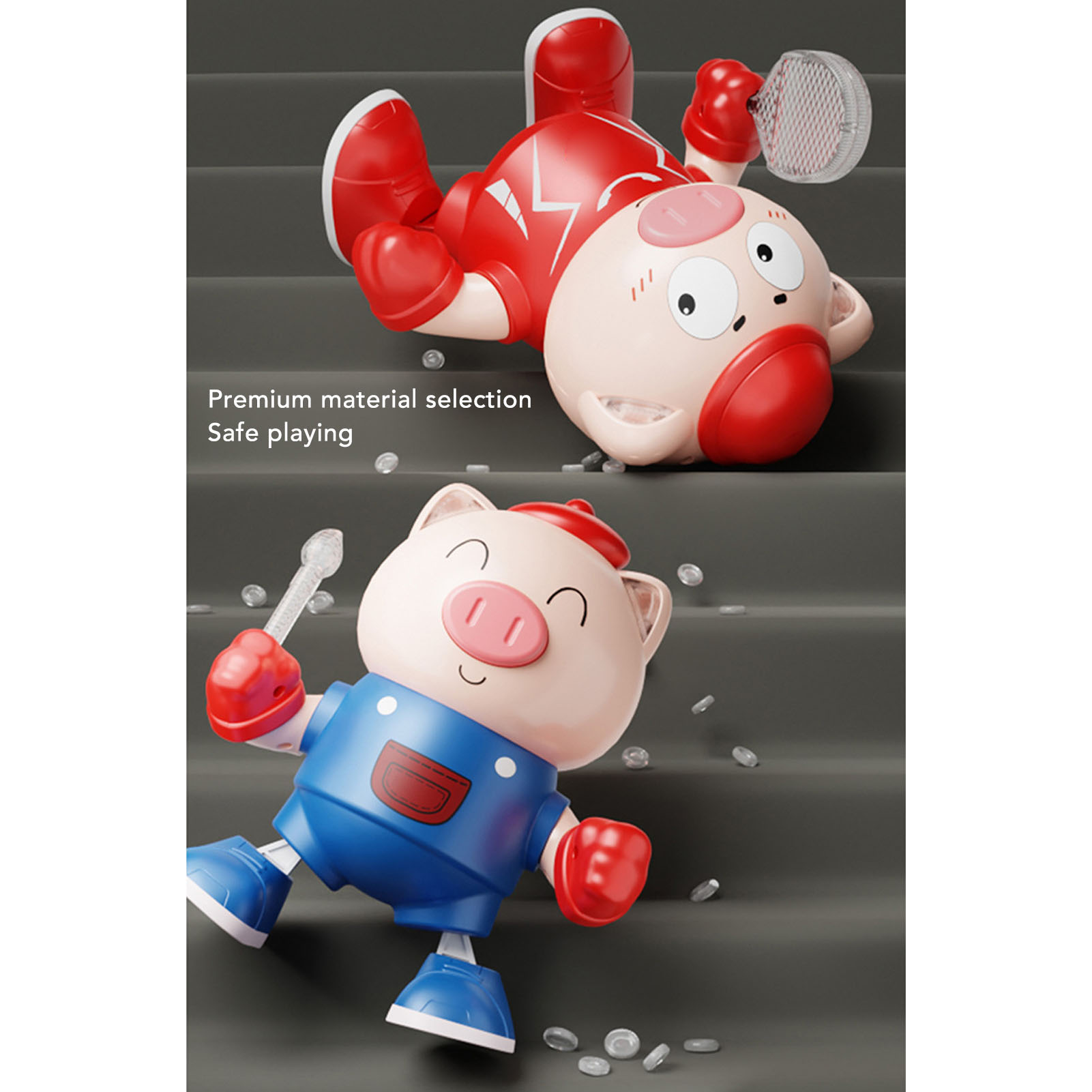 Musikalisches Tanzendes Schwein Spielzeug Spielzeug Gehen Singen Tanzen Schwein für Kinder Kids Neu - Bild 25 von 30