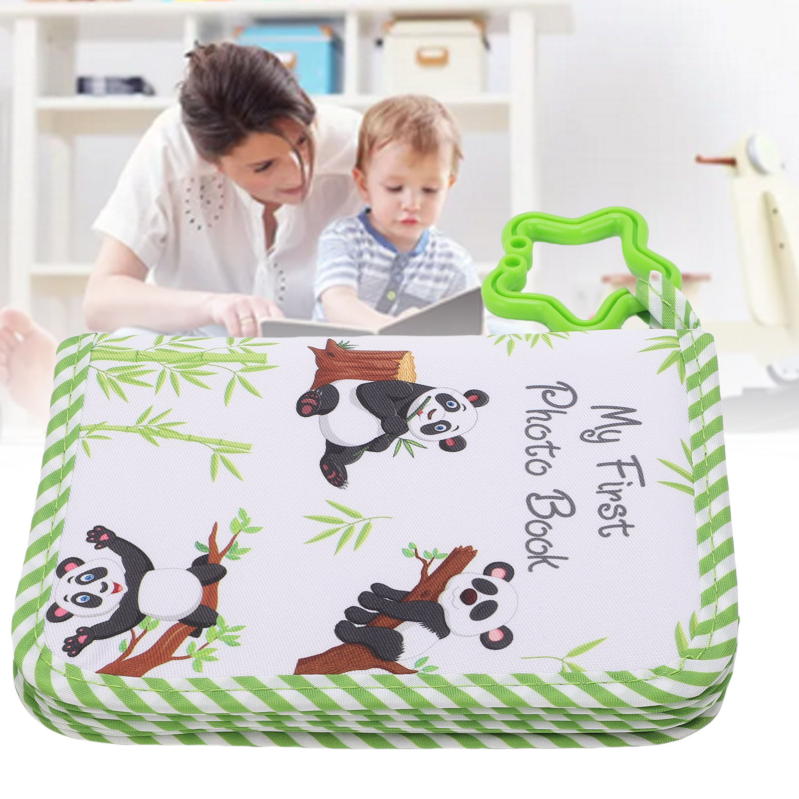 Baby Soft Fabric Photo Album Toy-Style Memory Book For Infants - Picture 30 of 30