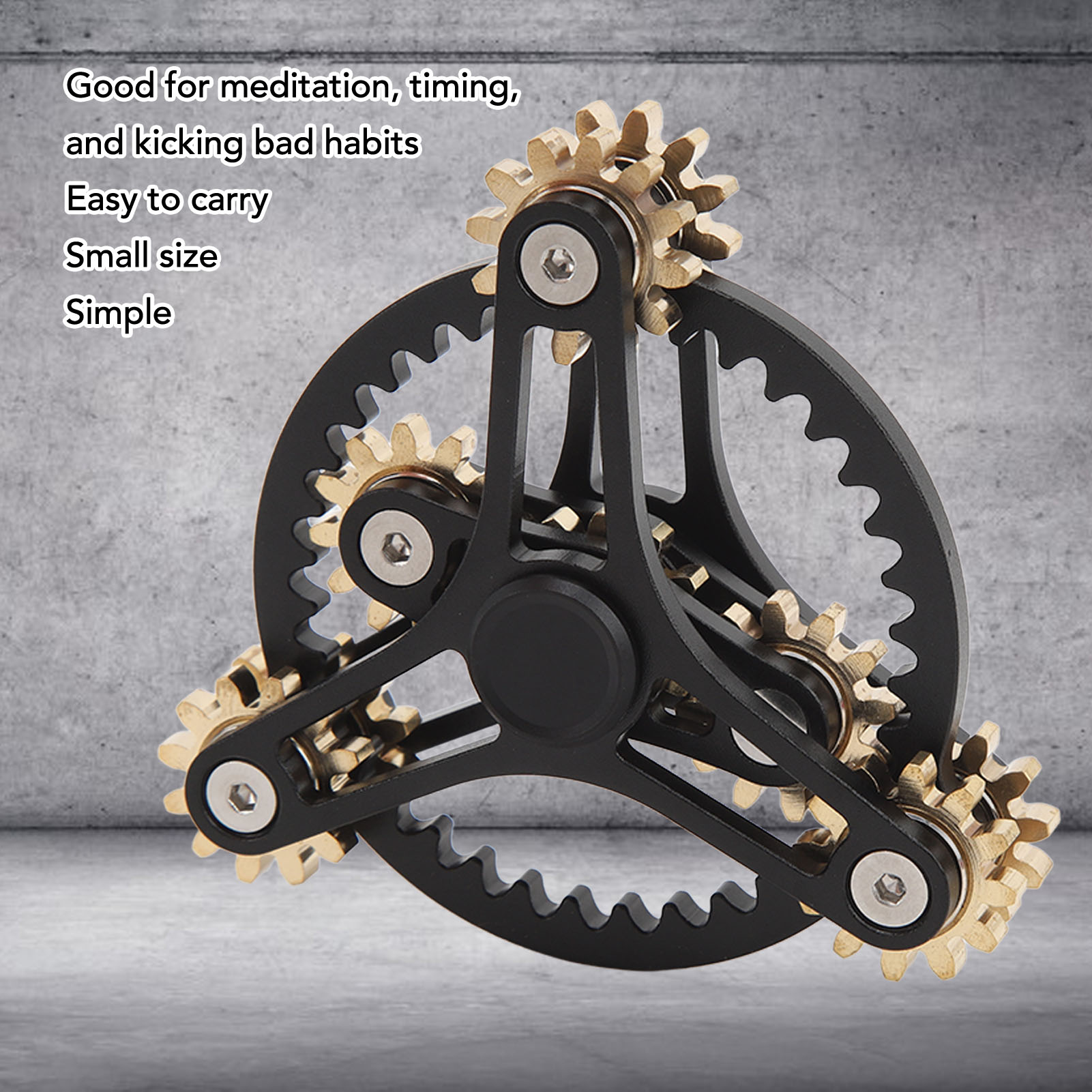 Bearing Gear Finger Toy Meditation Reduce Anxiety Break Bad Habits Bearing 3 Gea - Picture 24 of 29