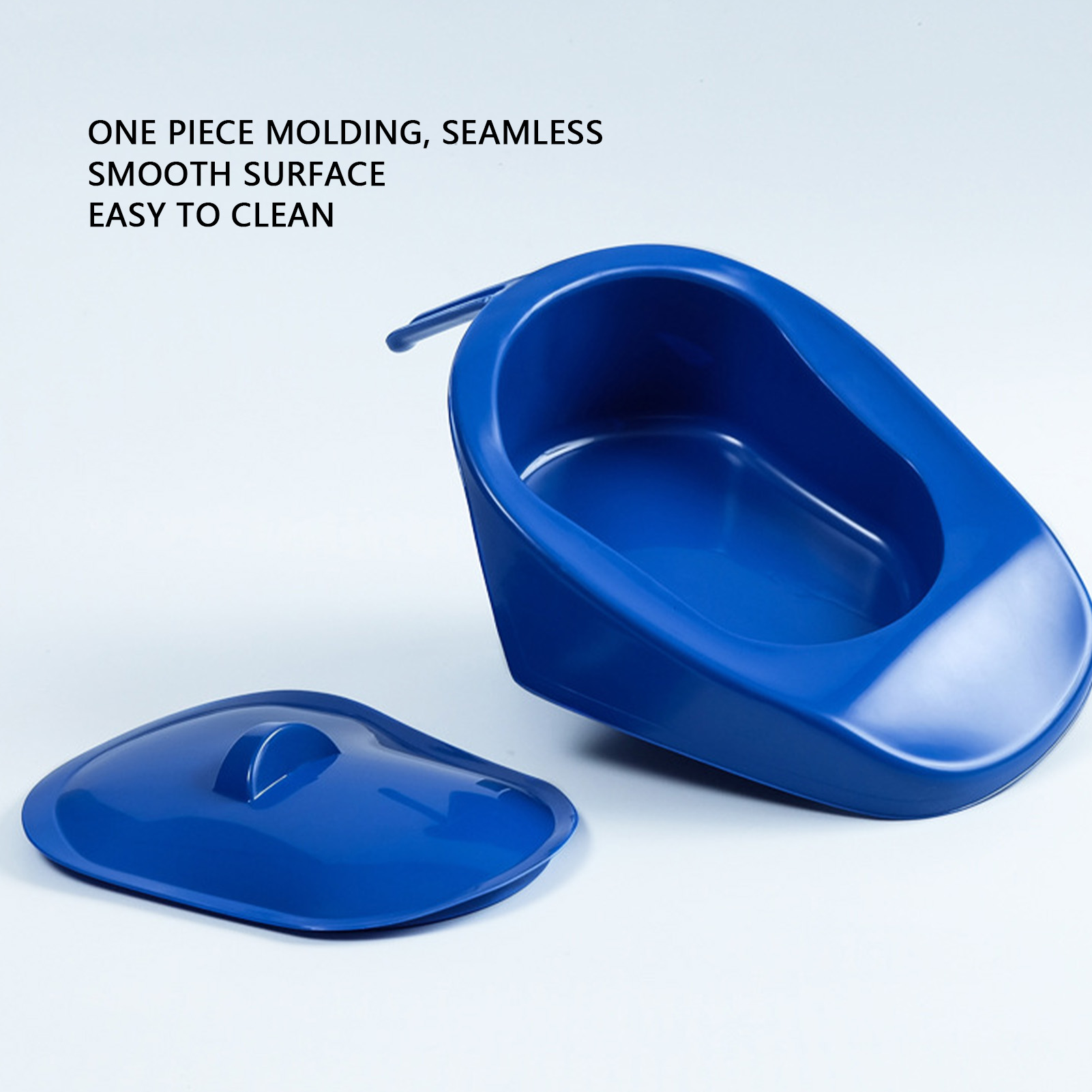 PP Bedpan Household Portable Smooth Elderly Patient Bed Pan With Lid Handle &sw - Picture 15 of 18