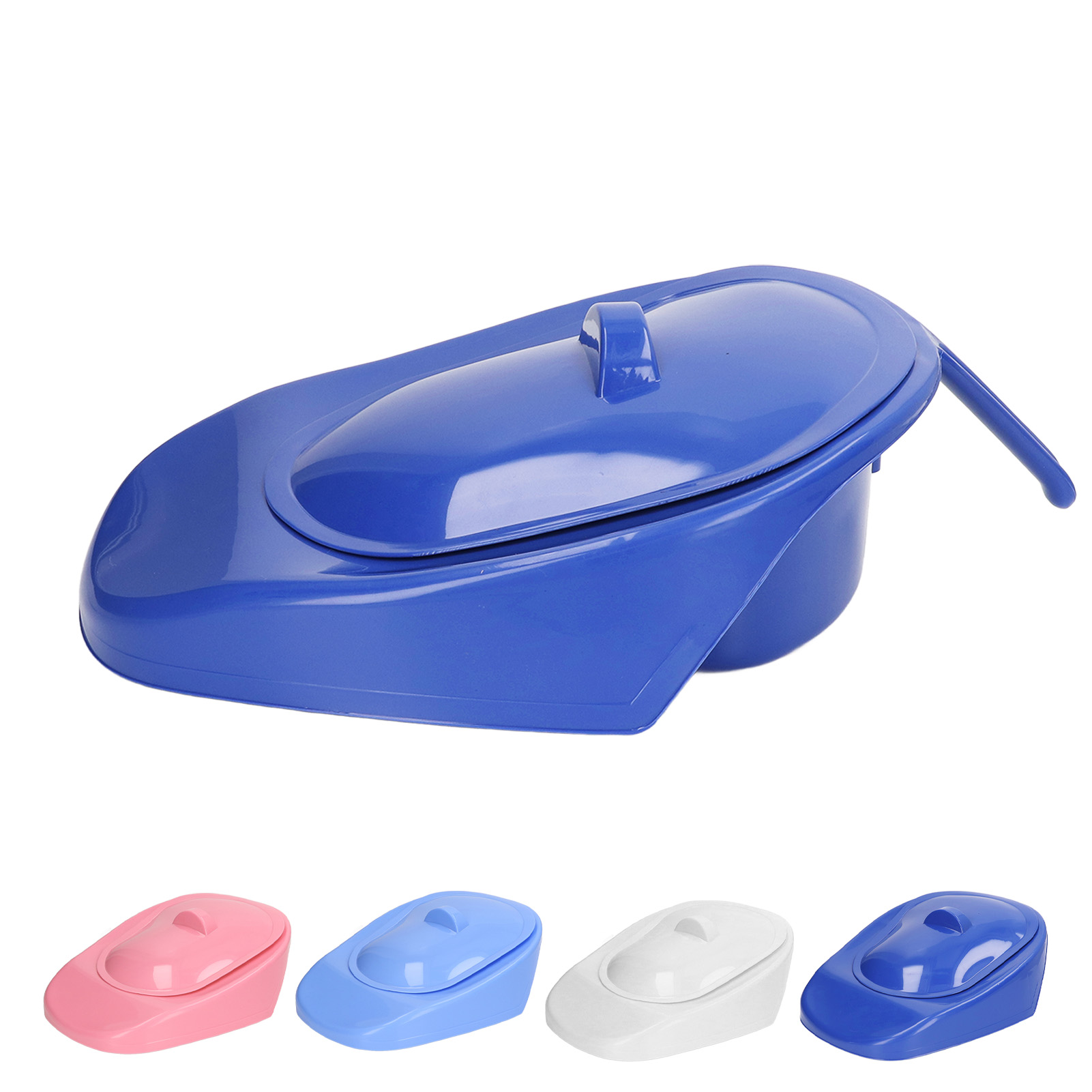 PP Bedpan Household Portable Smooth Elderly Patient Bed Pan With Lid Handle &sw - Picture 13 of 18