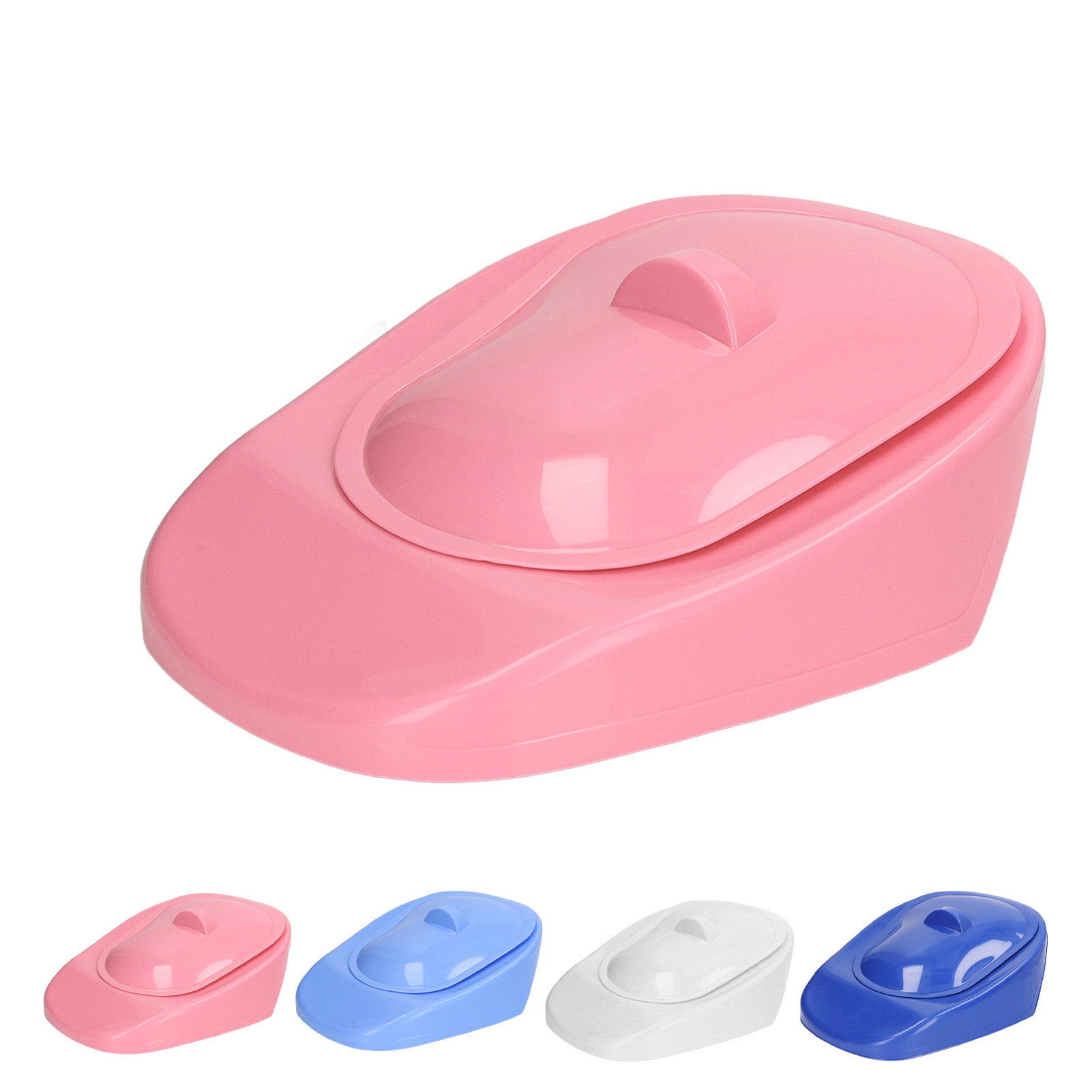 PP Bedpan Household Portable Smooth Elderly Patient Bed Pan With Lid Handle &sw - Picture 17 of 18
