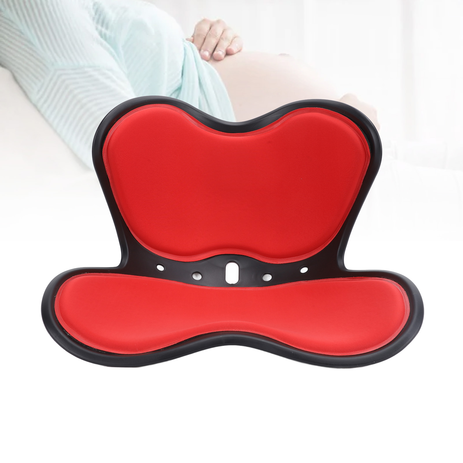 Ergonomic Lumbar Support Chair For Floor Petal Shape Waist Support Spare