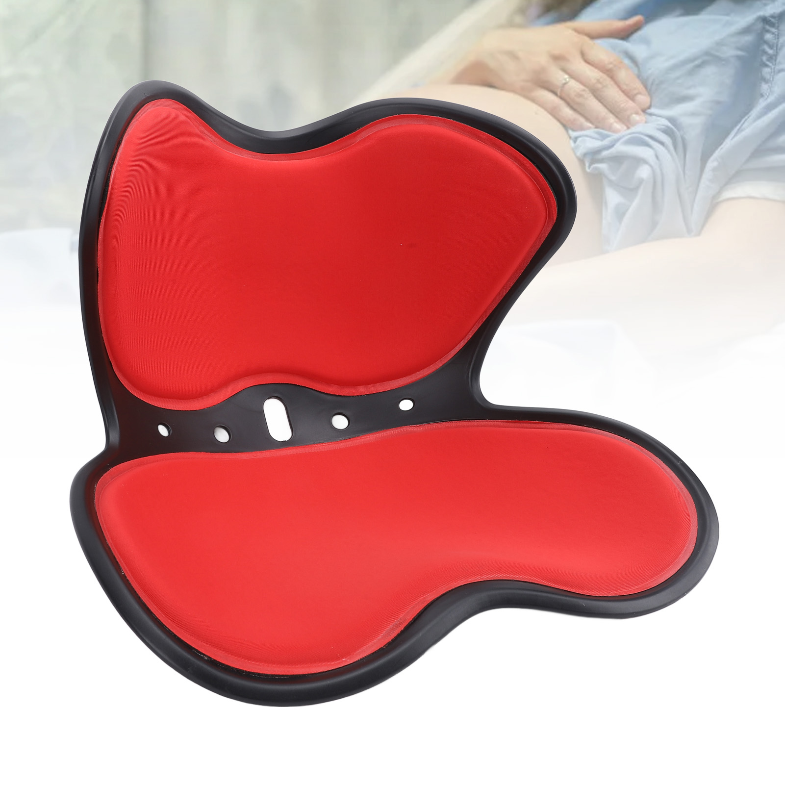 Ergonomic Lumbar Support Chair For Floor Petal Shape Waist Support