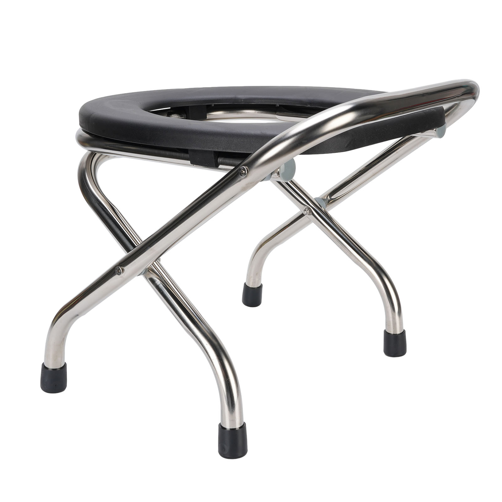 Folding Toilet Chair Portable Commode Chair Commode Toilet For Adults New - Picture 32 of 33