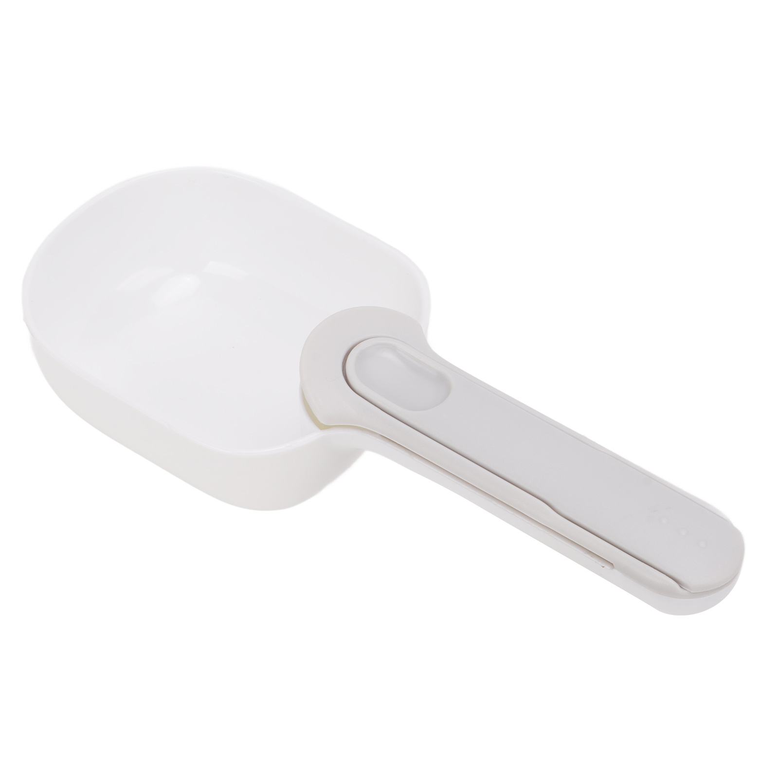 Dog Food Scoop Multifunction Clip Design Long Handle Pet Food Can Spoon
