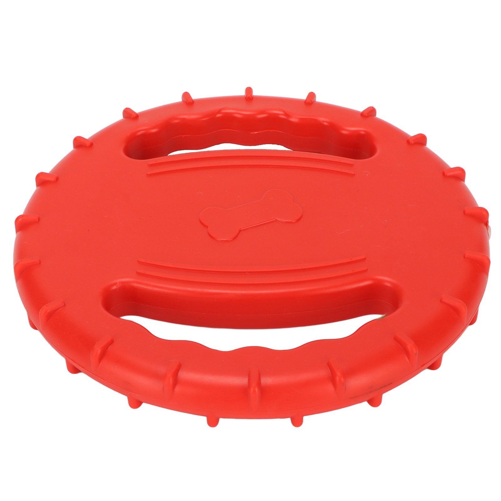 Dog Flying Disc Toy Flexible Squeaky Toy Hollow Pet Training Flying Disc - Picture 14 of 18