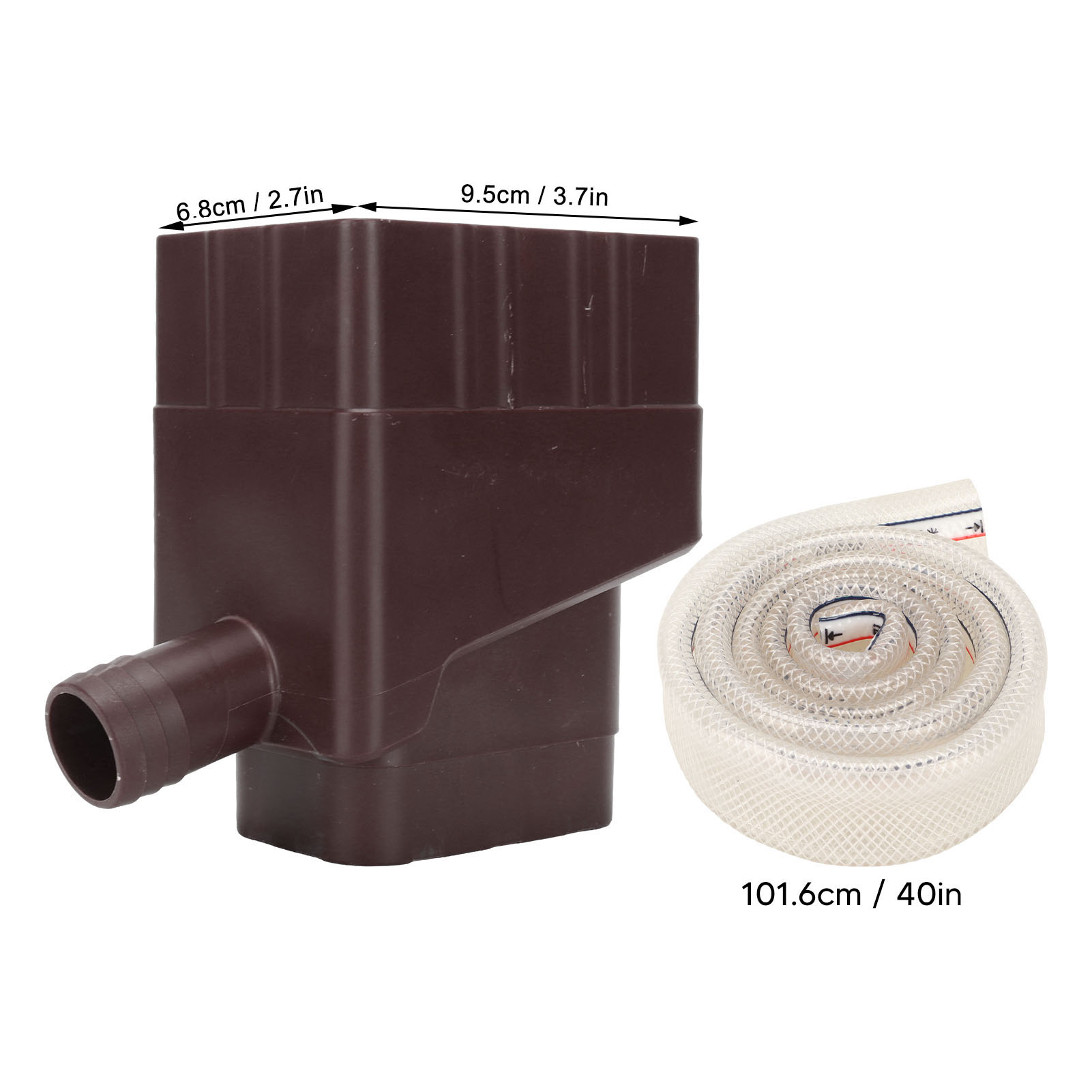 Rainwater Collection System Standard Downspout Water Diverter Connector System