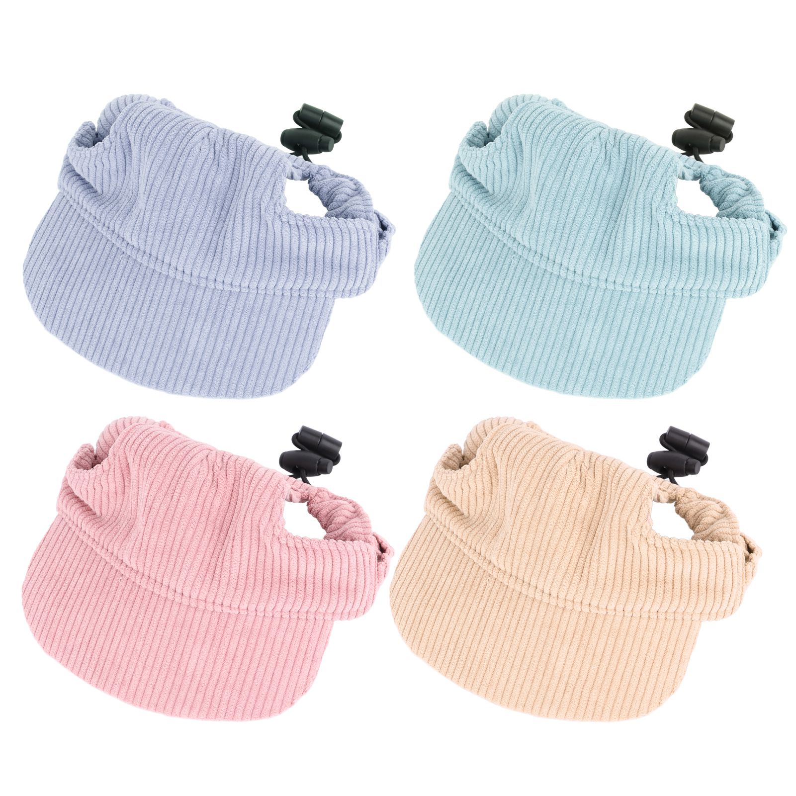 Summer Pet Sun Hat Adjustable Corduroy Casual Pet Hat Lightweight Stylish Pet - Picture 35 of 46