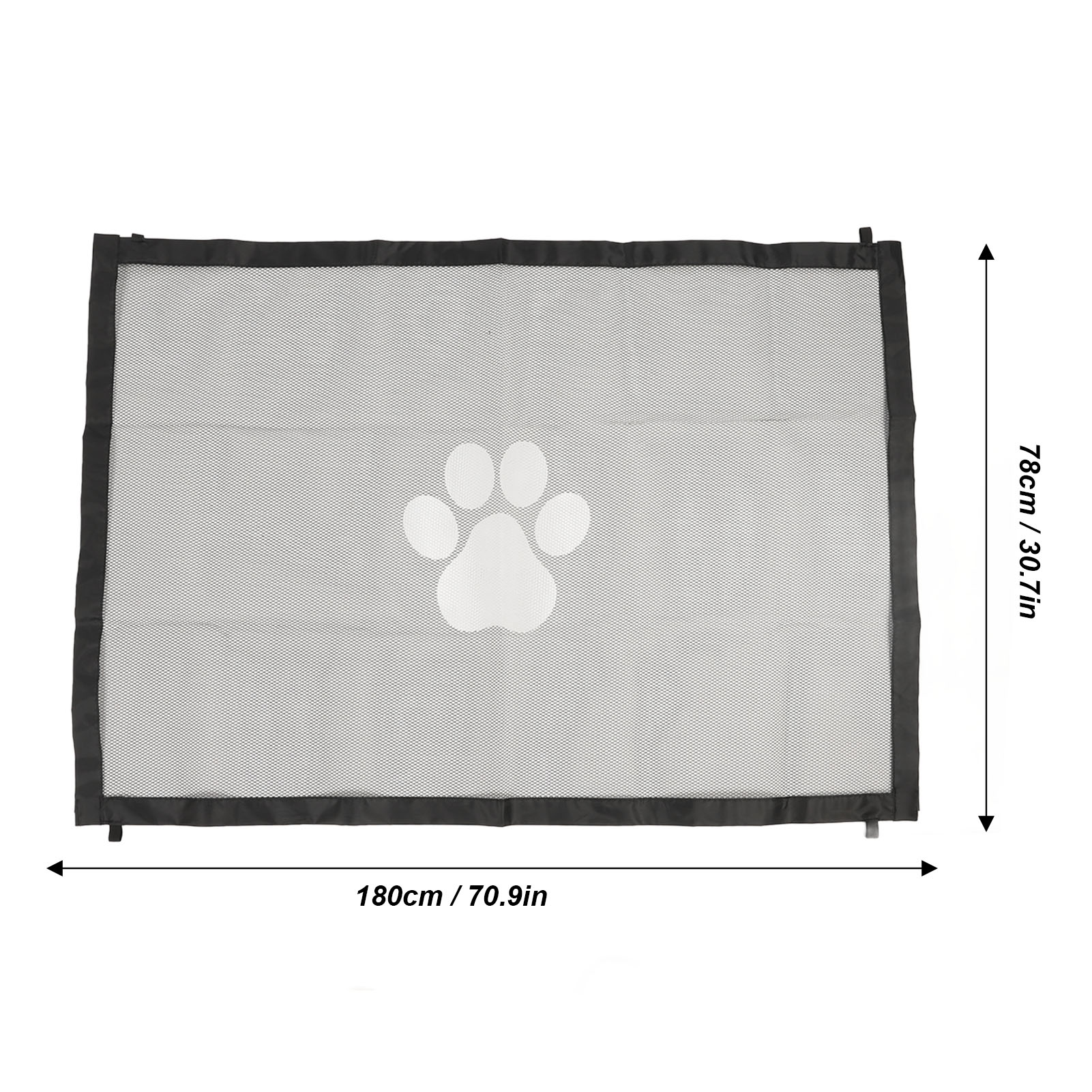High Toughness Mesh Dog Gate Child Gates Indoor Pet Guard Fence for Home Bedroom - Picture 13 of 18