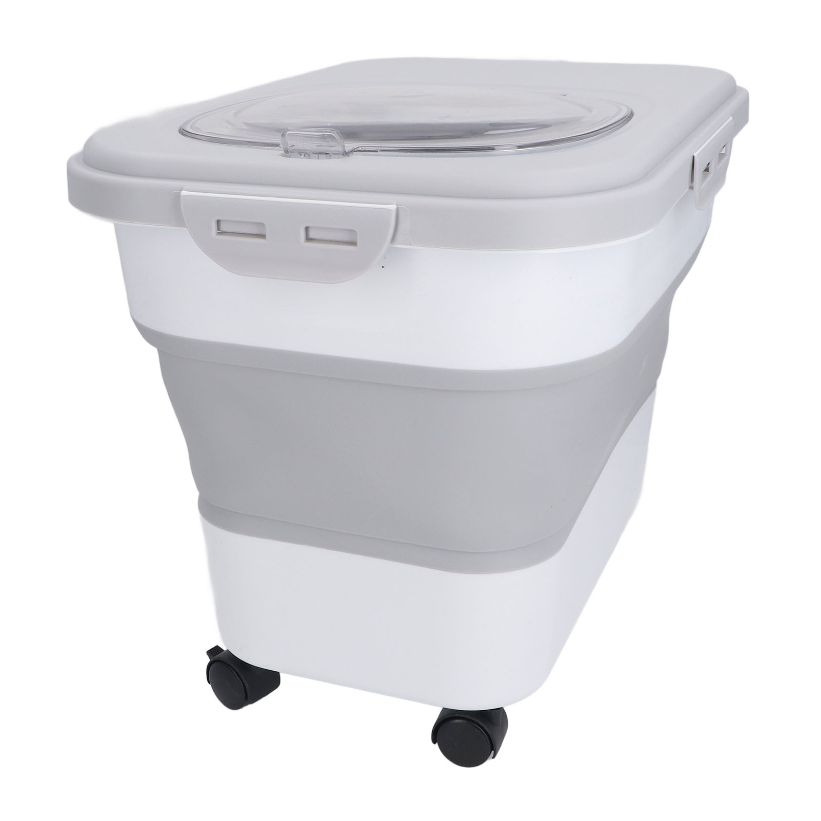 Collapsible Pet Food Container 12.5kg Capacity Airtight Storage Bin for Dog Cat - Picture 16 of 18