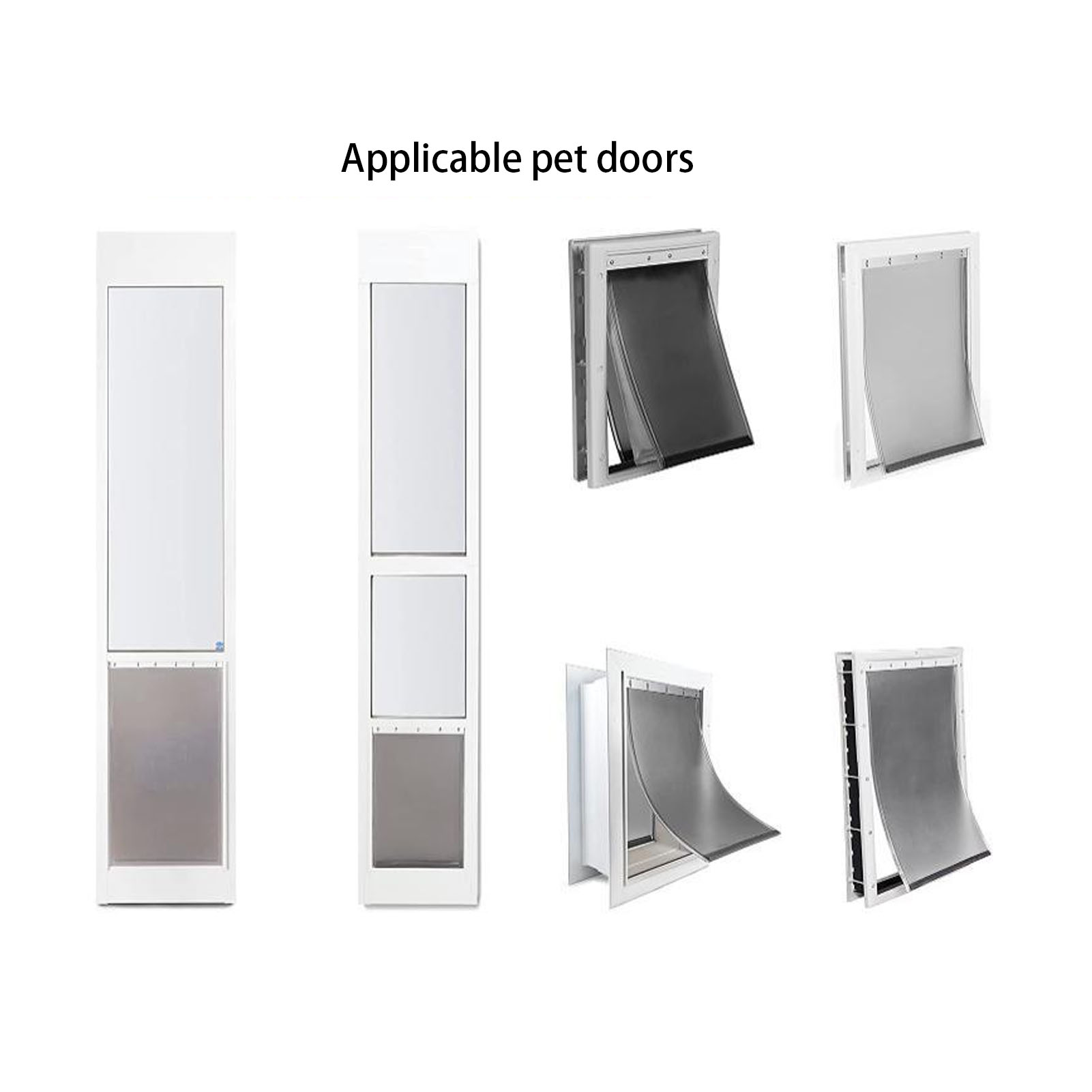 Dog Door Replacement Flaps Soft TPU Water Resistant Pet Door Flaps 32.2 X 20.5cm - Picture 31 of 31