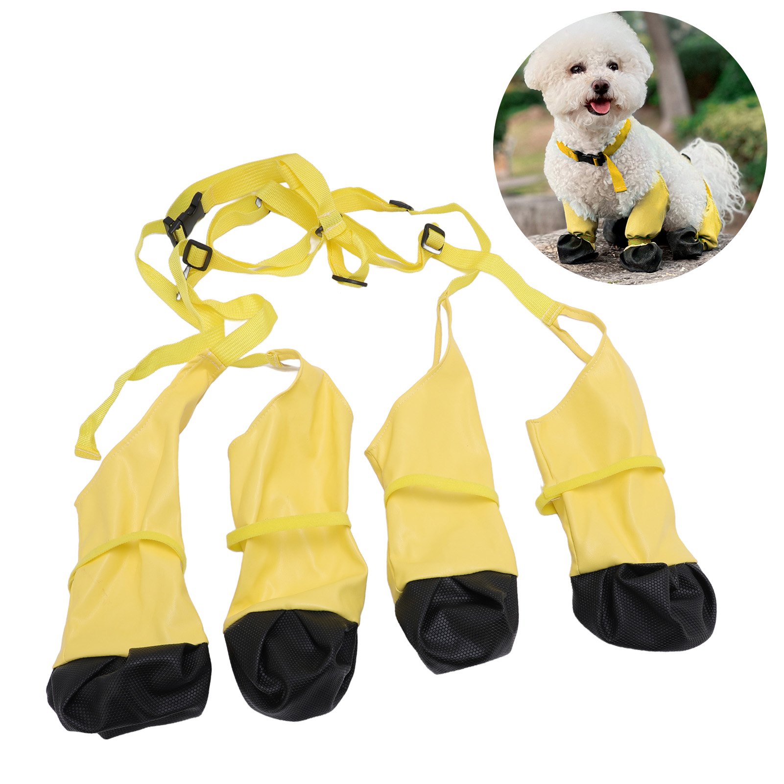 Dog Suspender Boots Waterproofing Anti Slipping Boot Leggings For Pets New - Picture 31 of 35