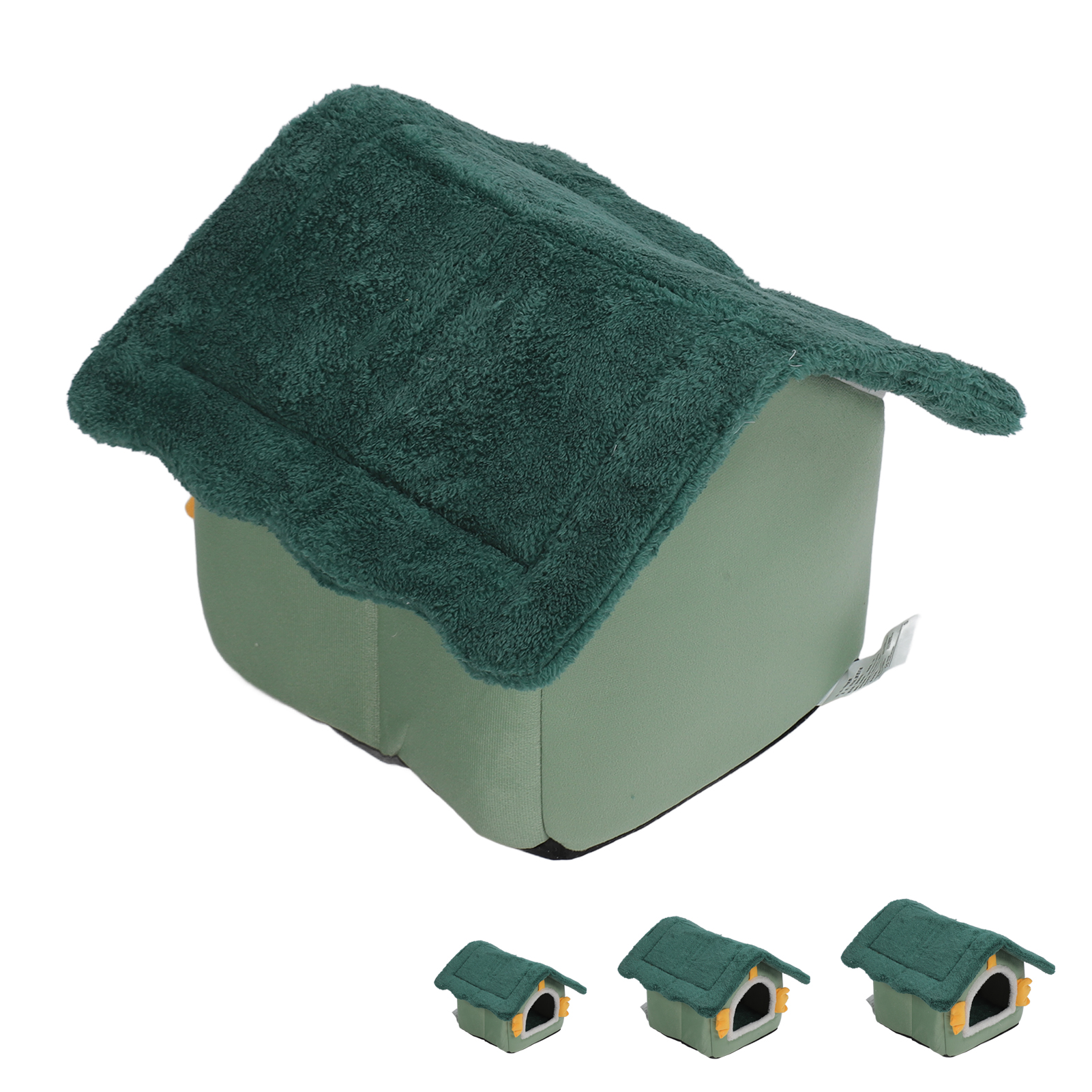 Pet Bed House Soft Warm Cat Bed Cave Detachable Cozy Dog House For Hamsters - Photo 15/18