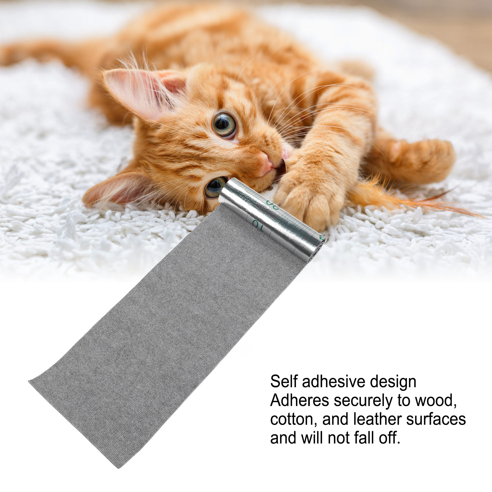 Pet Cat Couch Protector Self Adhesive Cat Scratch Furniture Protector Sofa Cover - Picture 17 of 21
