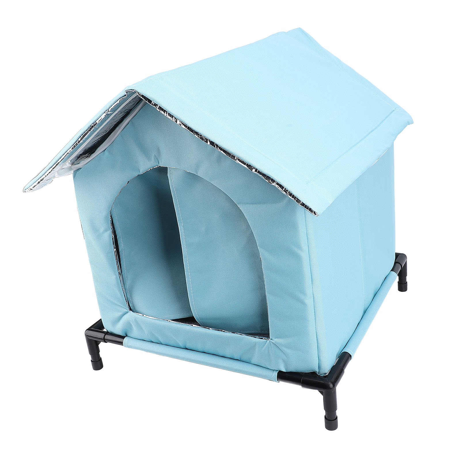 Outdoor Cat Shelter Insulated Enclosed Tent House for Feral Cat Stray Cat Rest - Picture 15 of 18