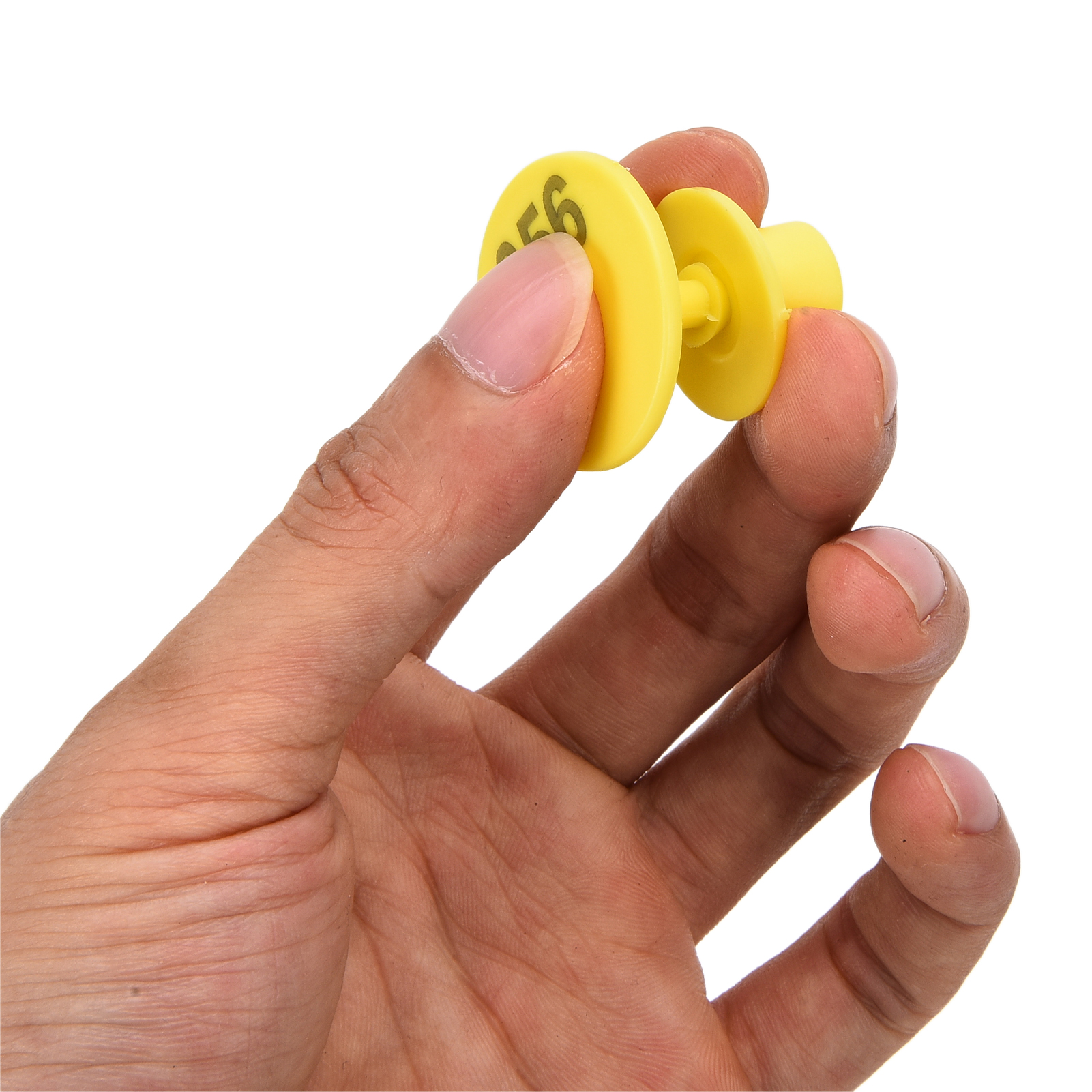 100x Livestock Ear Tag Anti Dropping Round Ear Tag With Number For Foxes NEW