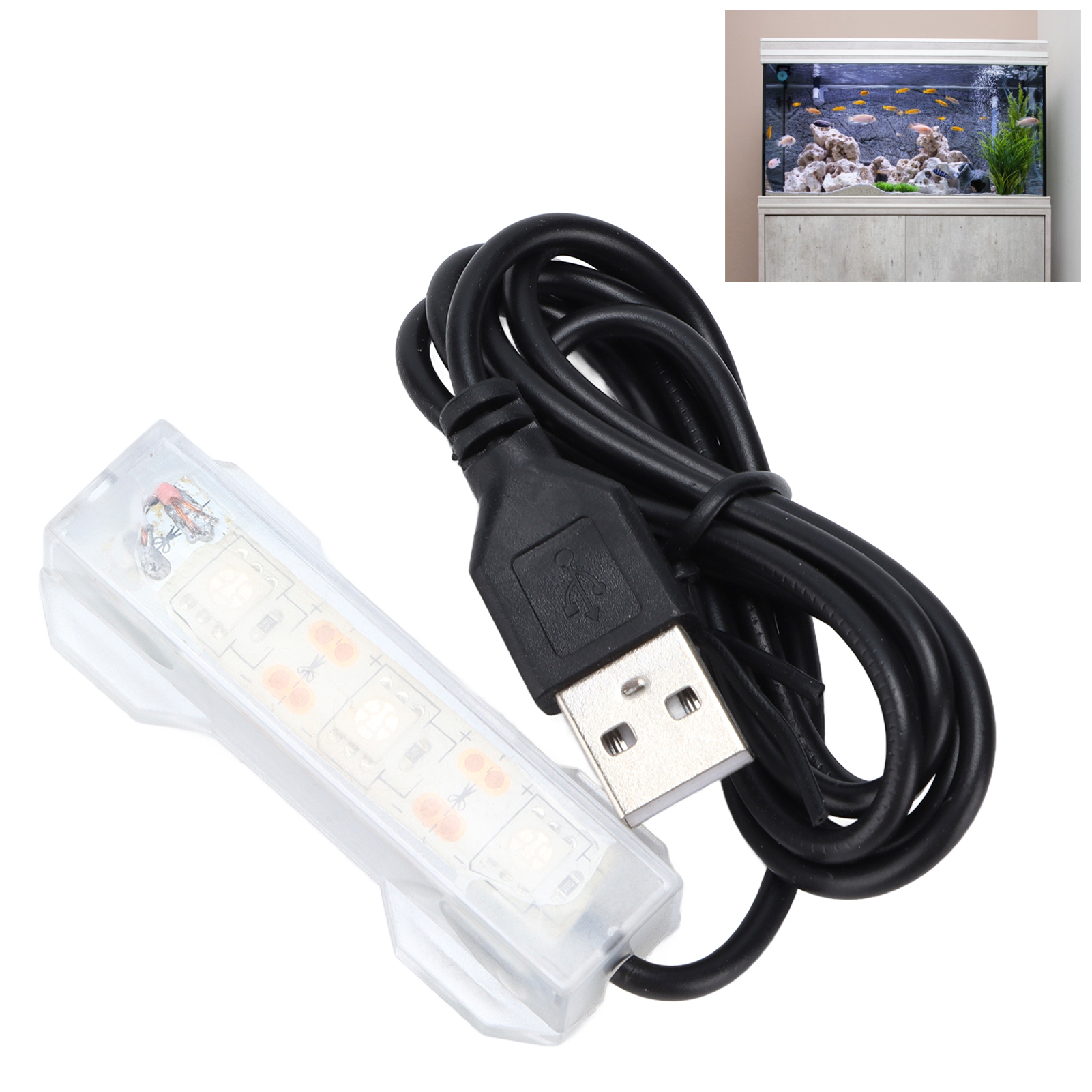 Colouful Fish Tank LED Light USB Charging for Aquariums and Daily Lighting - Picture 19 of 21