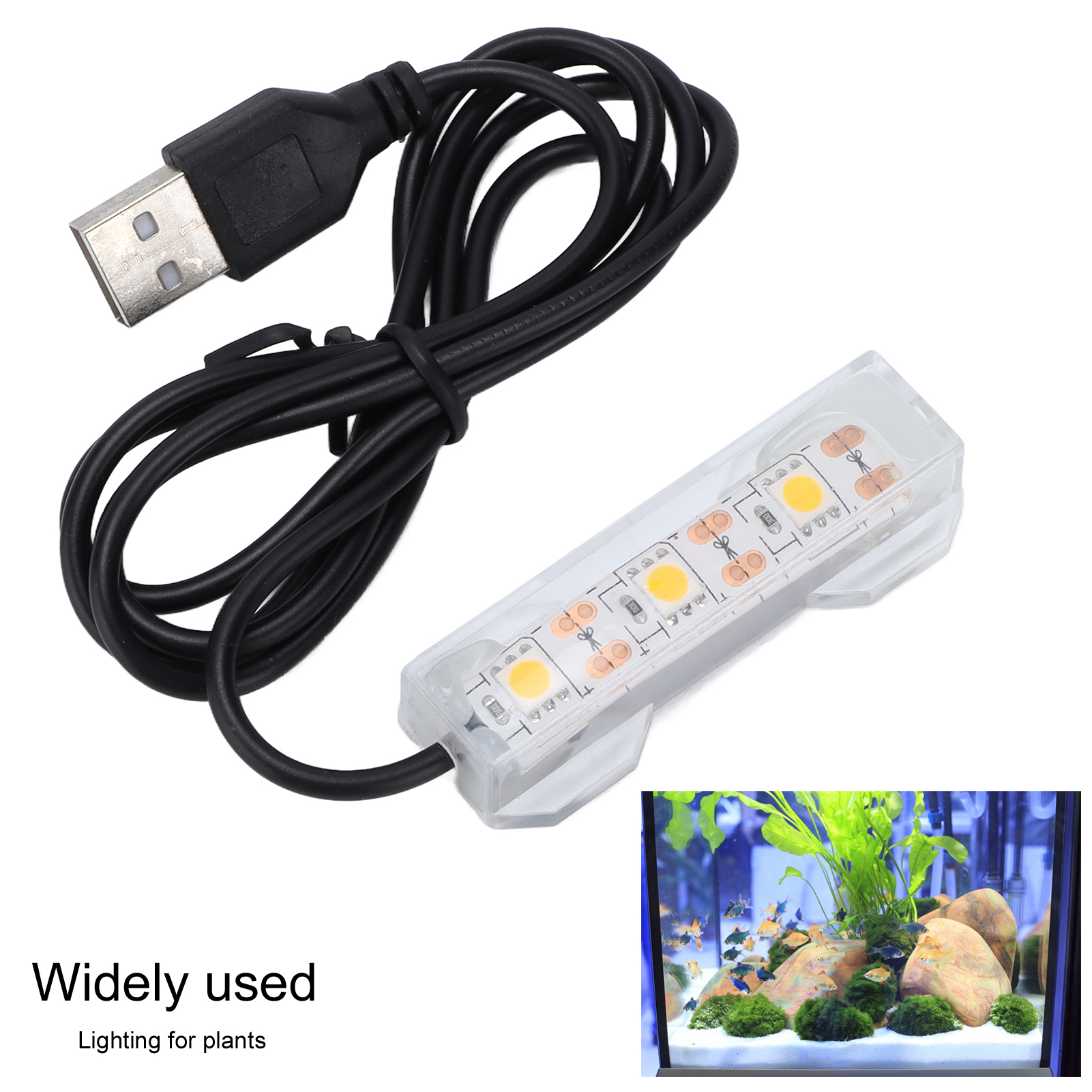Colouful Fish Tank LED Light USB Charging for Aquariums and Daily Lighting - Picture 10 of 21