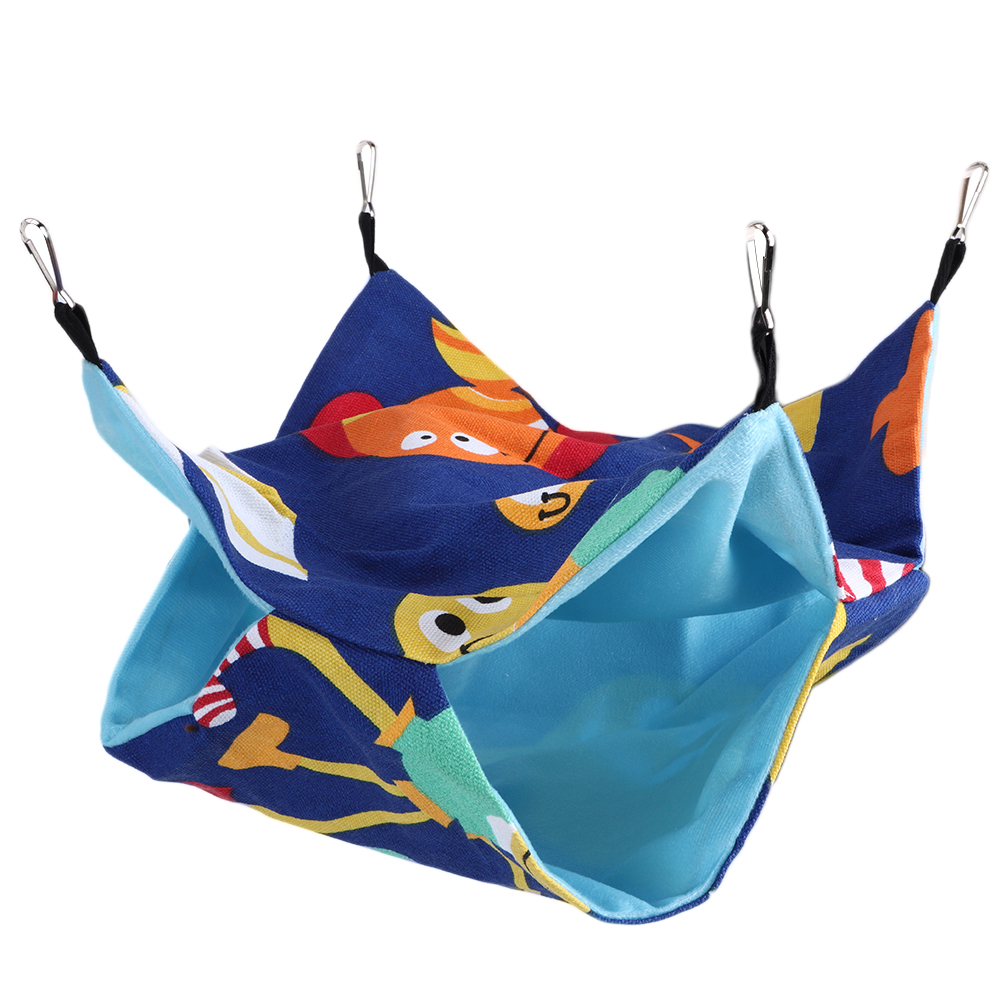 Double Layer Canvas Pet Hammocks Hanging Bed Sleeping Bag For Small Pet