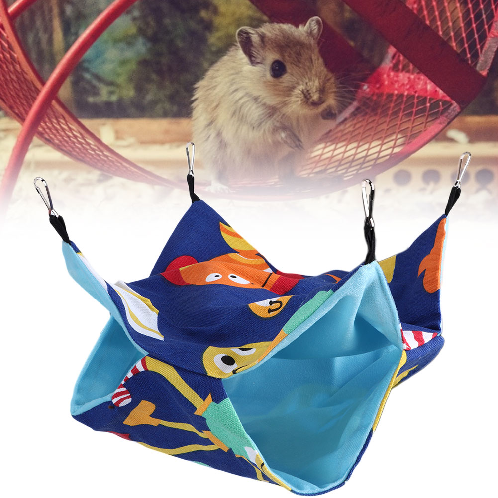 Double Layer Canvas Pet Hammocks Hanging Bed Sleeping Bag For Small Pet