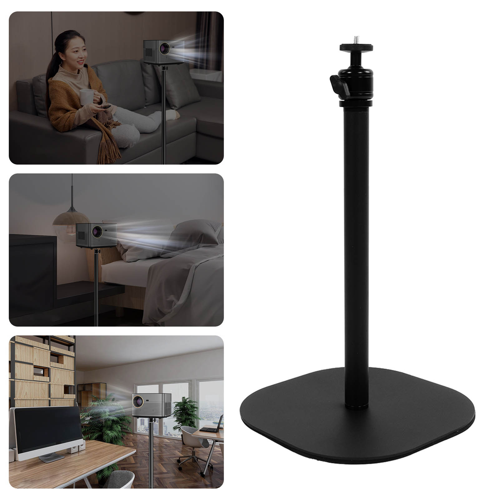(LARGE STABILIZER 5KG Capacity) Adjustable Projector Stand Universal £ ...