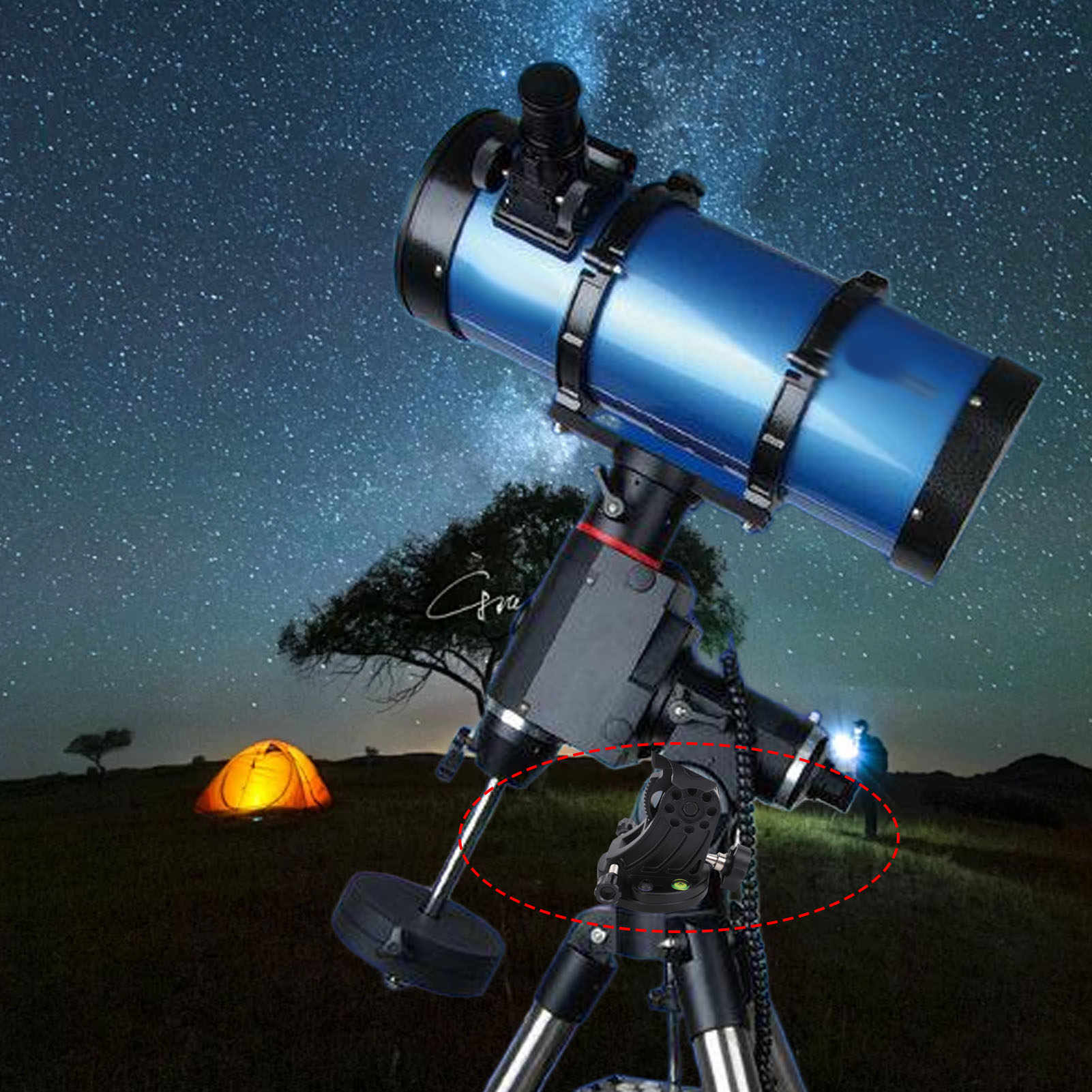 Latitude Adjustment Seating Fit For Sky Watcher 0 To 90° 3/8in Aluminum All Kit - Picture 15 of 18