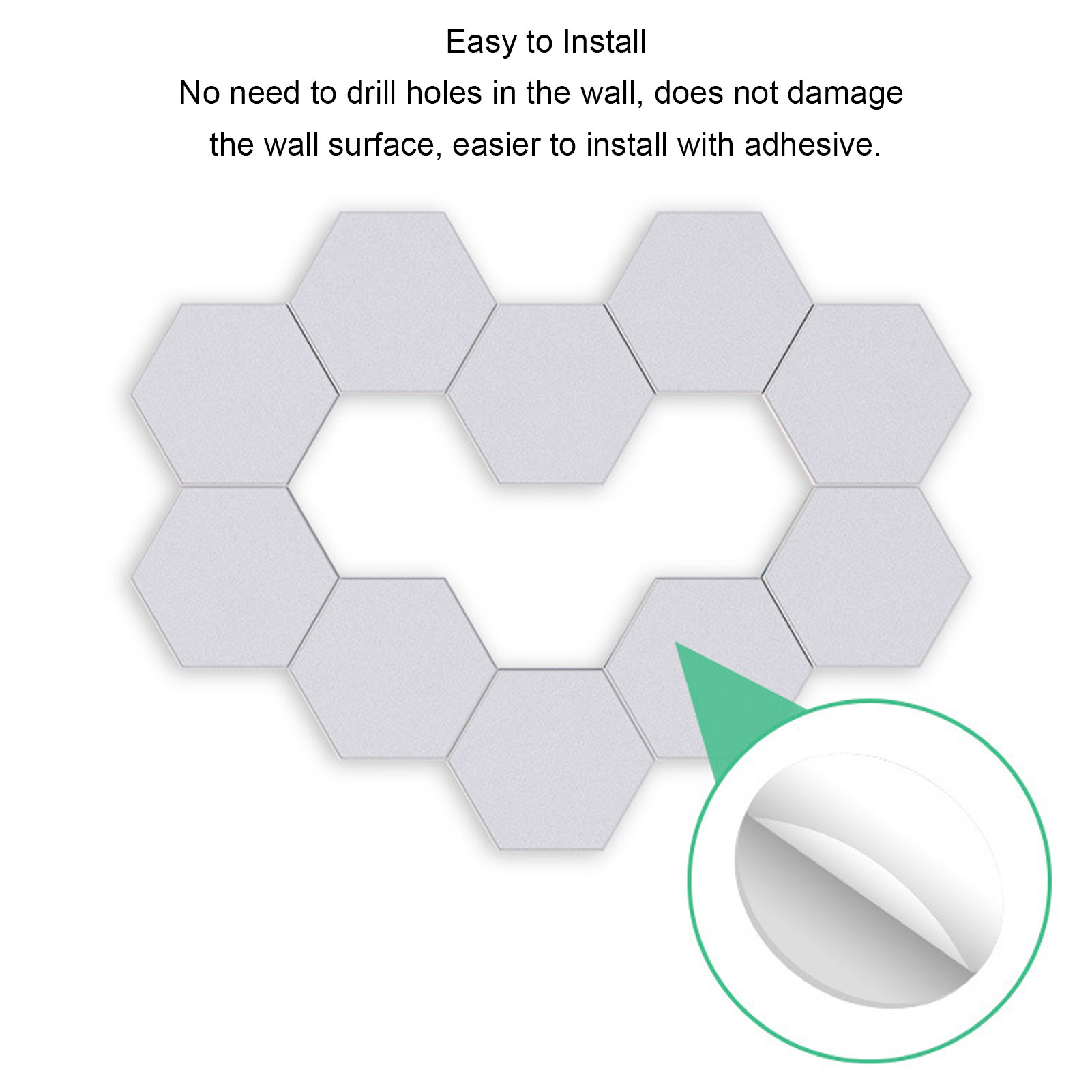 LED WalLight Touch ControLED Lights Panel USB Power Supply For Bedroom