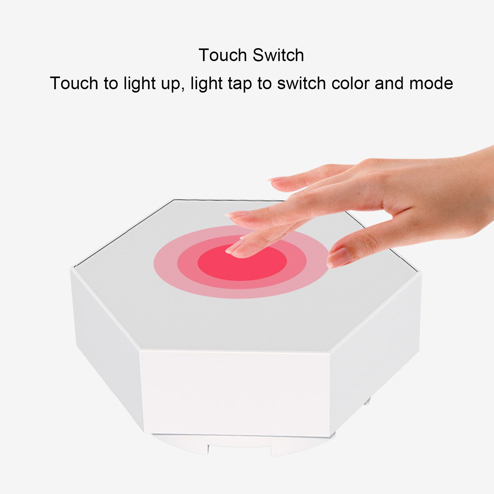 LED WalLight Touch ControLED Lights Panel USB Power Supply For Bedroom