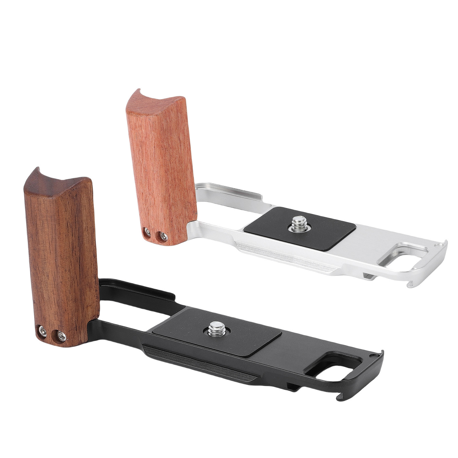 Aluminum L Bracket With Wood Handle For X-E5 Camera - Picture 25 of 28