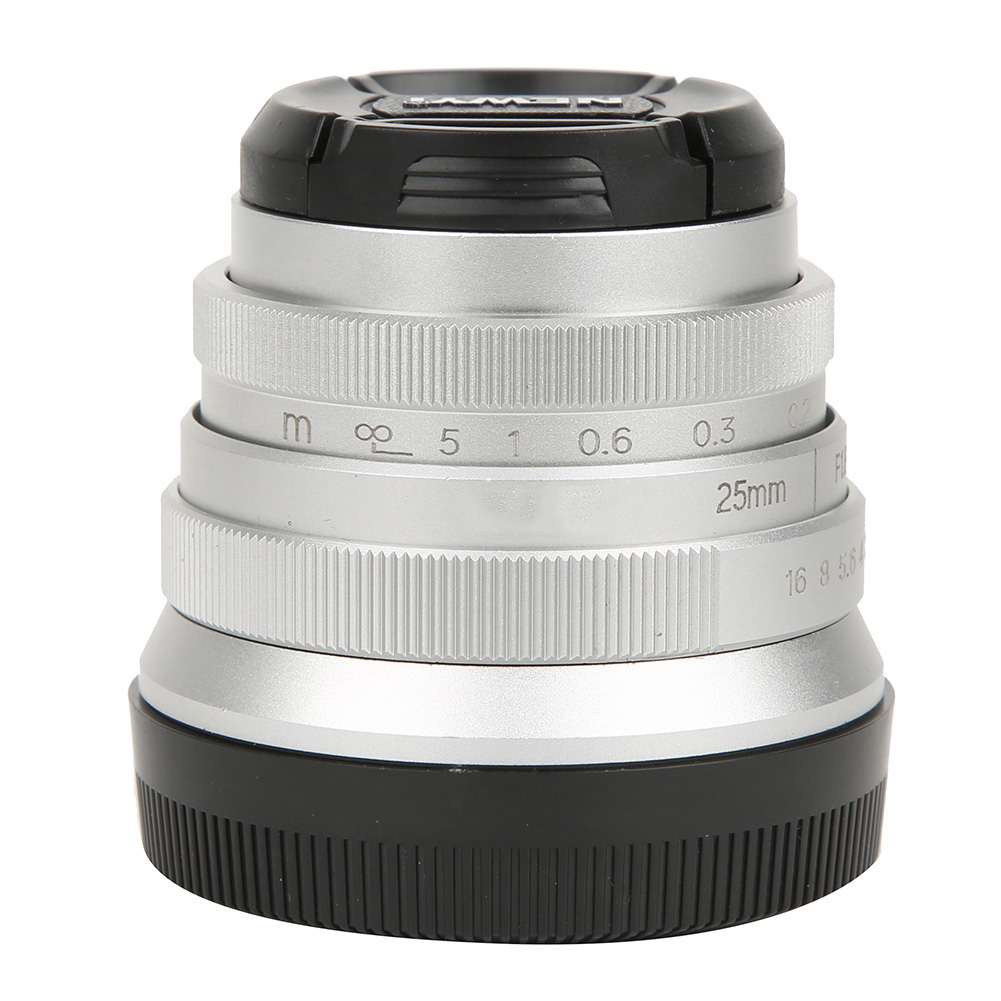 NEWYI 25mm F1.8 Mark II Optical Glass Silver Large Aperture Fixed Focus Manu SD3 - Picture 15 of 19