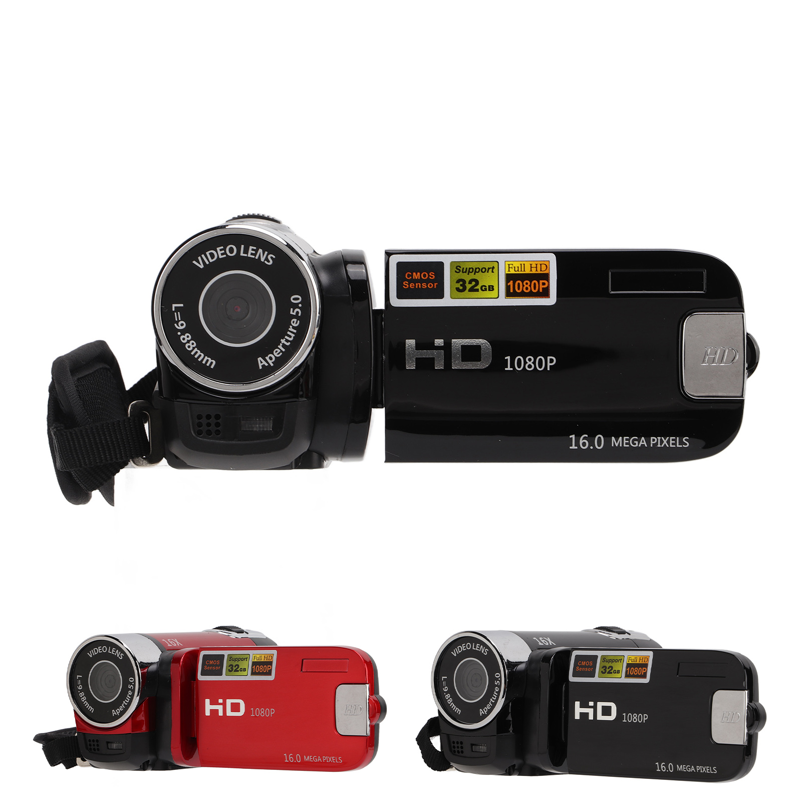 Video Camera Camcorder Full HD Camera Recorder 270° Rotation 2.7 Inch Color - Picture 27 of 28