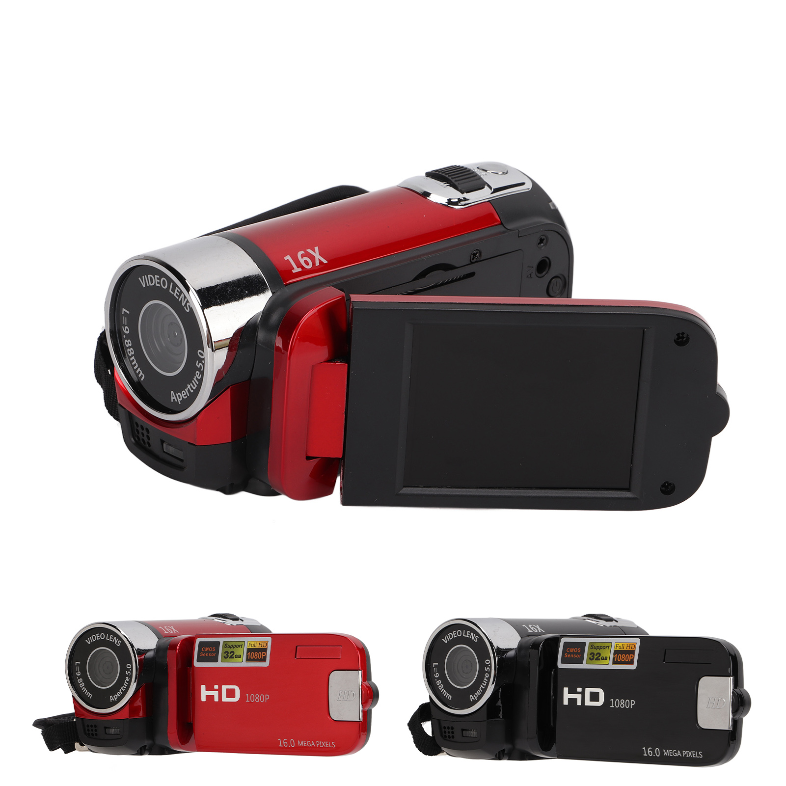 Video Camera Camcorder Full HD Camera Recorder 270° Rotation 2.7 Inch Color - Picture 23 of 28