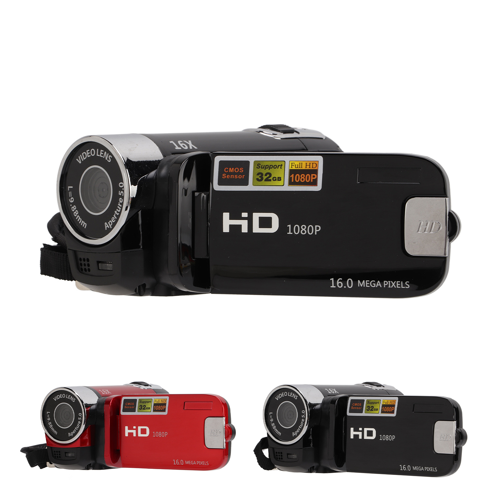 Video Camera Camcorder Full HD Camera Recorder 270° Rotation 2.7 Inch Color - Picture 26 of 28