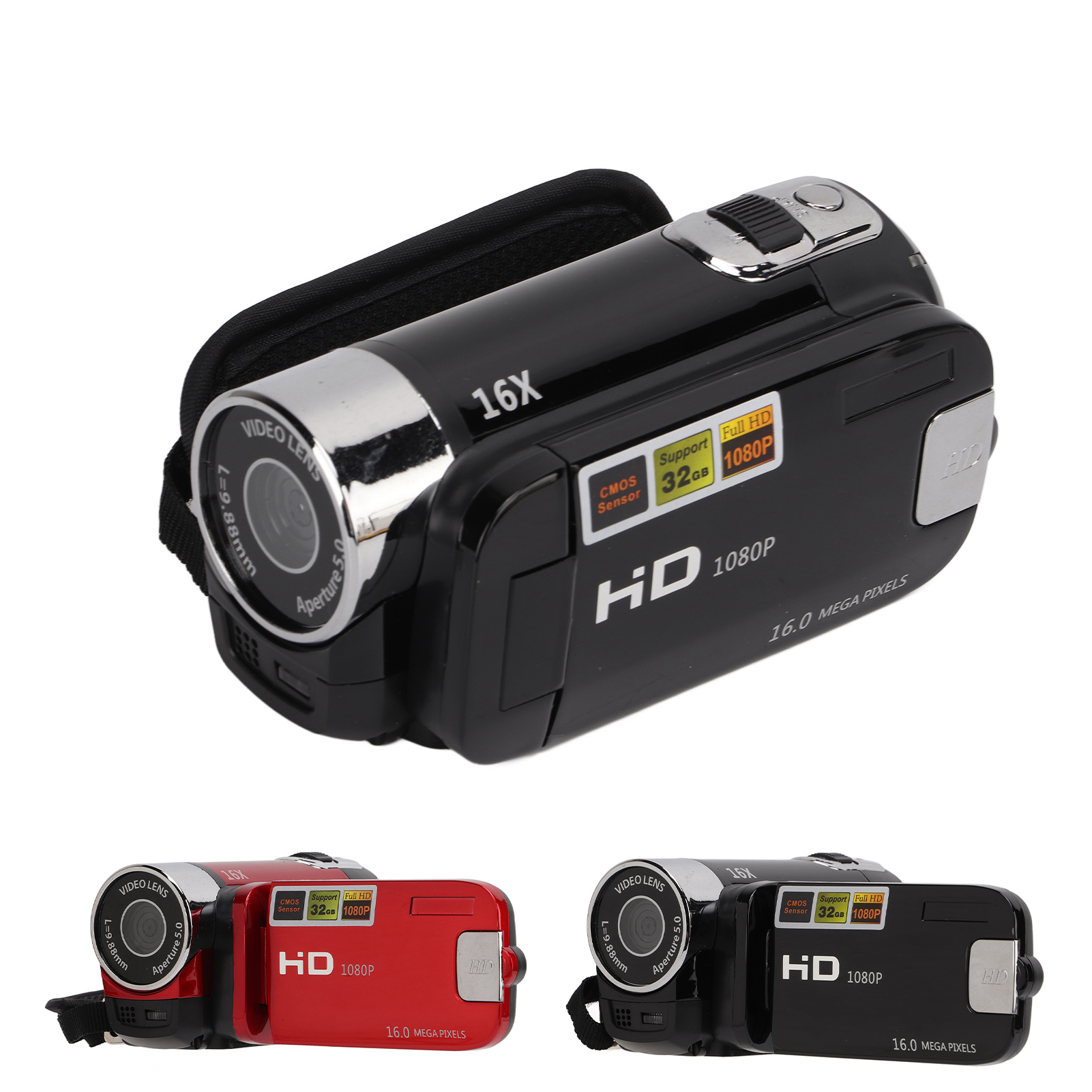 Video Camera Camcorder Full HD Camera Recorder 270° Rotation 2.7 Inch Color - Picture 24 of 28