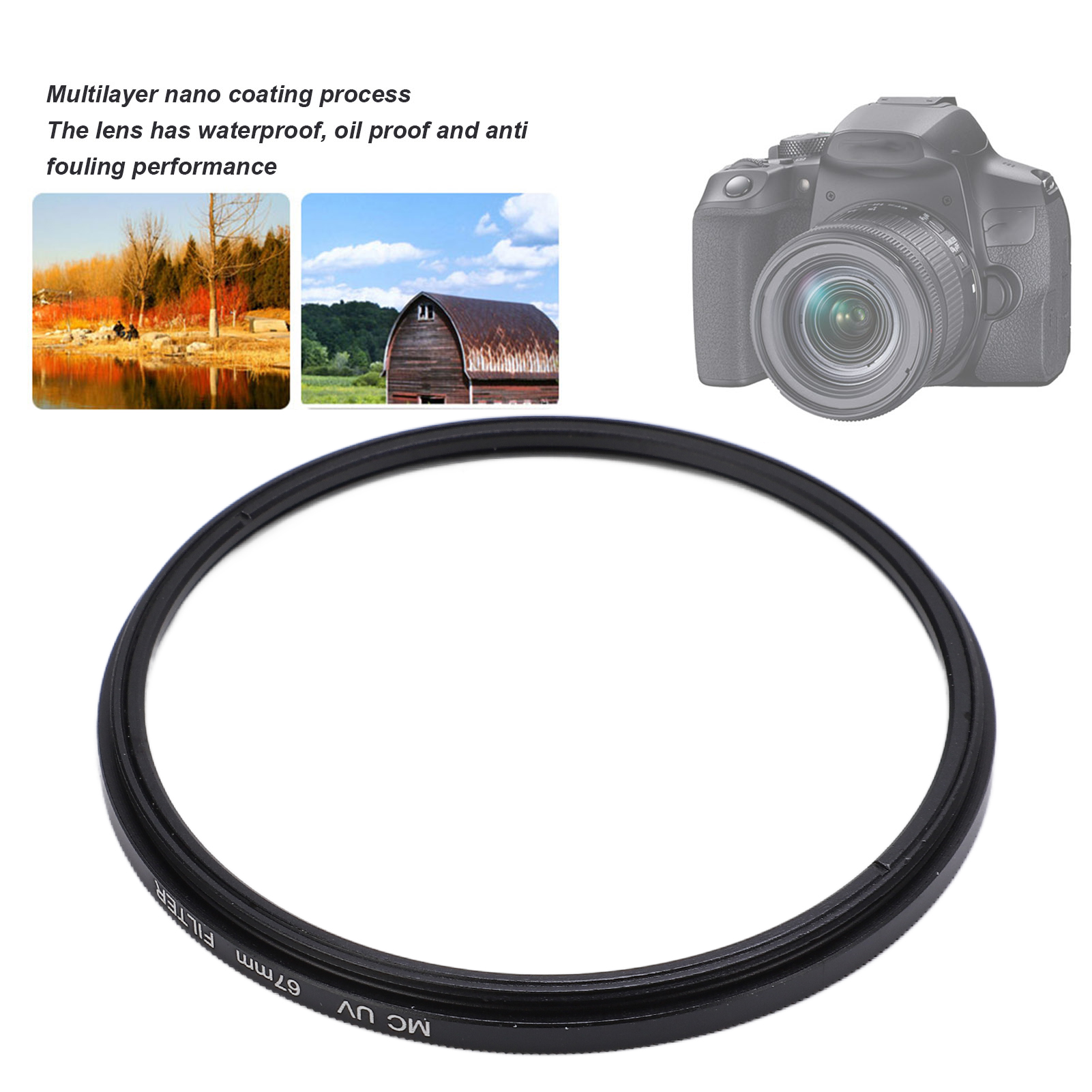 MC UV Protection Lens Filter Waterproof Photo Filters For Camera Lenses - Picture 33 of 34